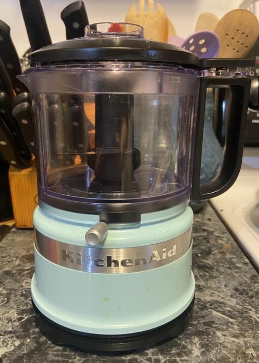 KitchenAid 3.5 Cup Food Chopper KFC3516AQ, Aqua Sky customer photo 1