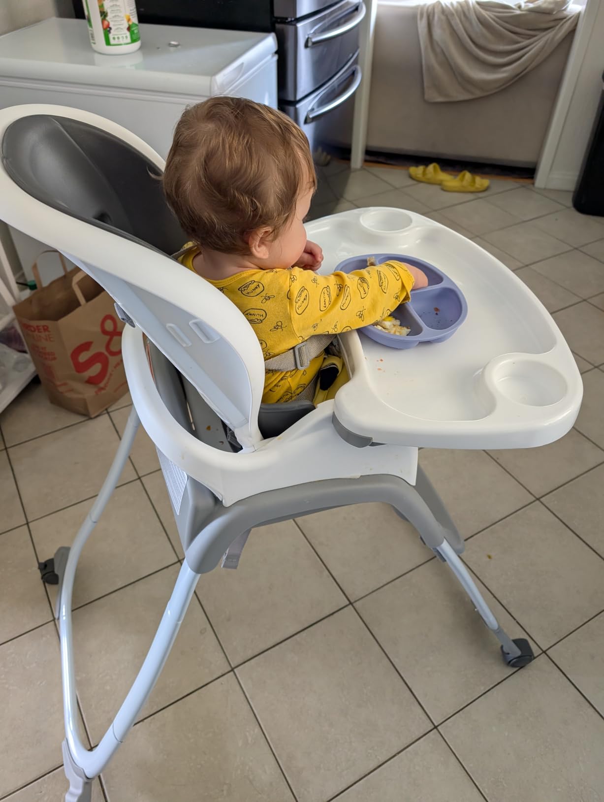 Ingenuity SmartClean Trio Elite 3-in-1 Convertible Baby High Chair, Toddler Chair, and Dining Booster Seat, Slate customer photo 1