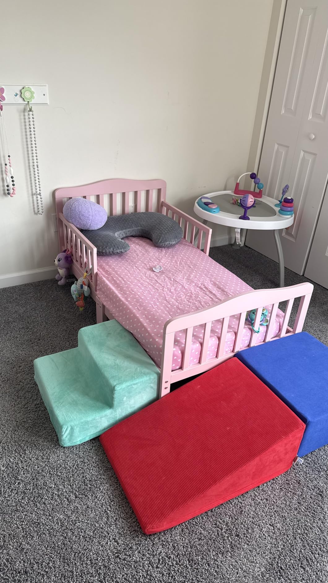 Dream On Me Classic Design Toddler Bed, GREENGUARD Gold, Steel Grey customer photo 1