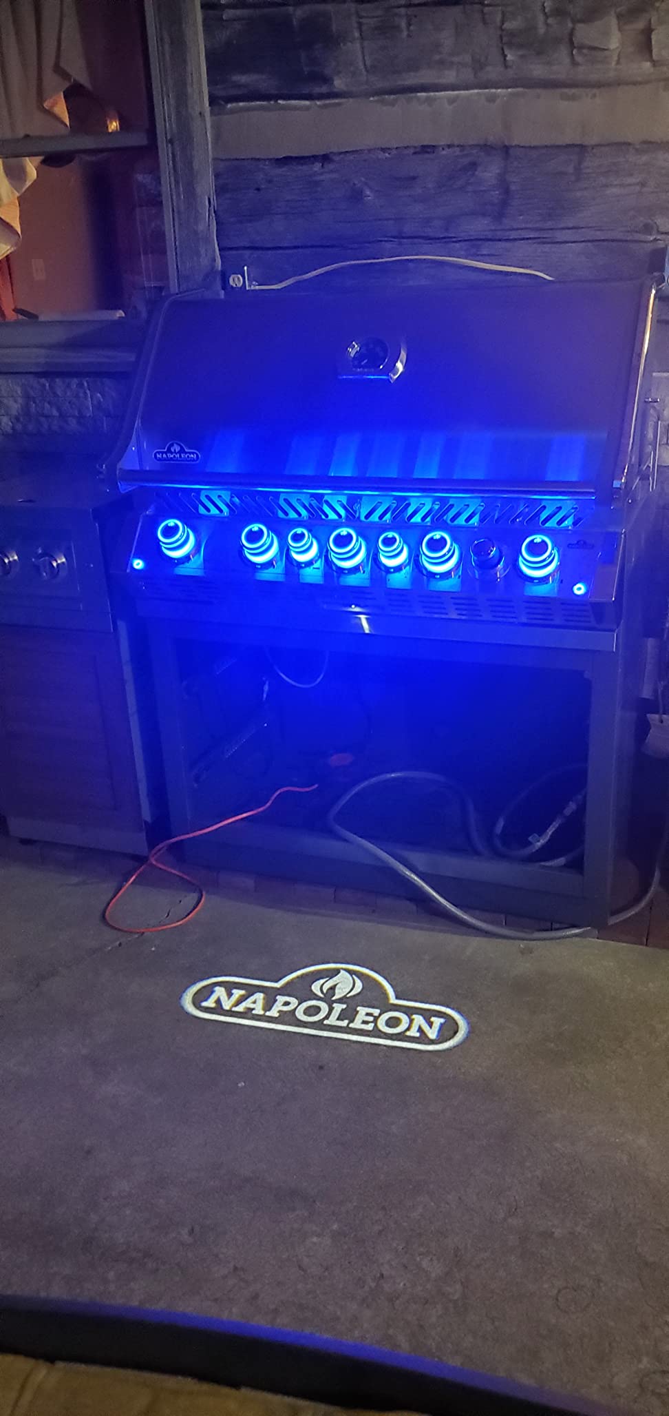 Napoleon BIPRO825RBINSS-3 Built-in Prestige PRO 825 RBI Natural Gas Grill Head, sq.in. + Infrared Infrared Bottom andRear Burner, Stainless Steel customer photo 1