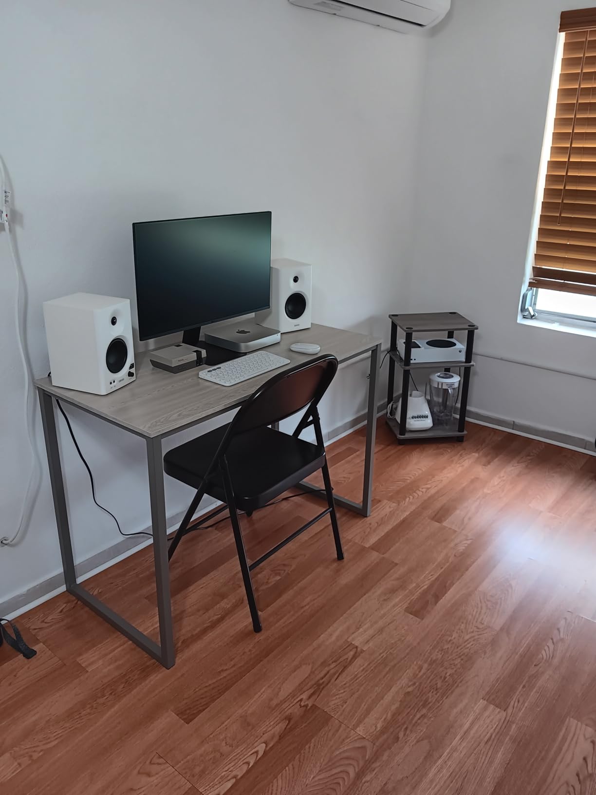 SHW Mission 48-Inch Home Office Computer Desk, Oak customer photo 2