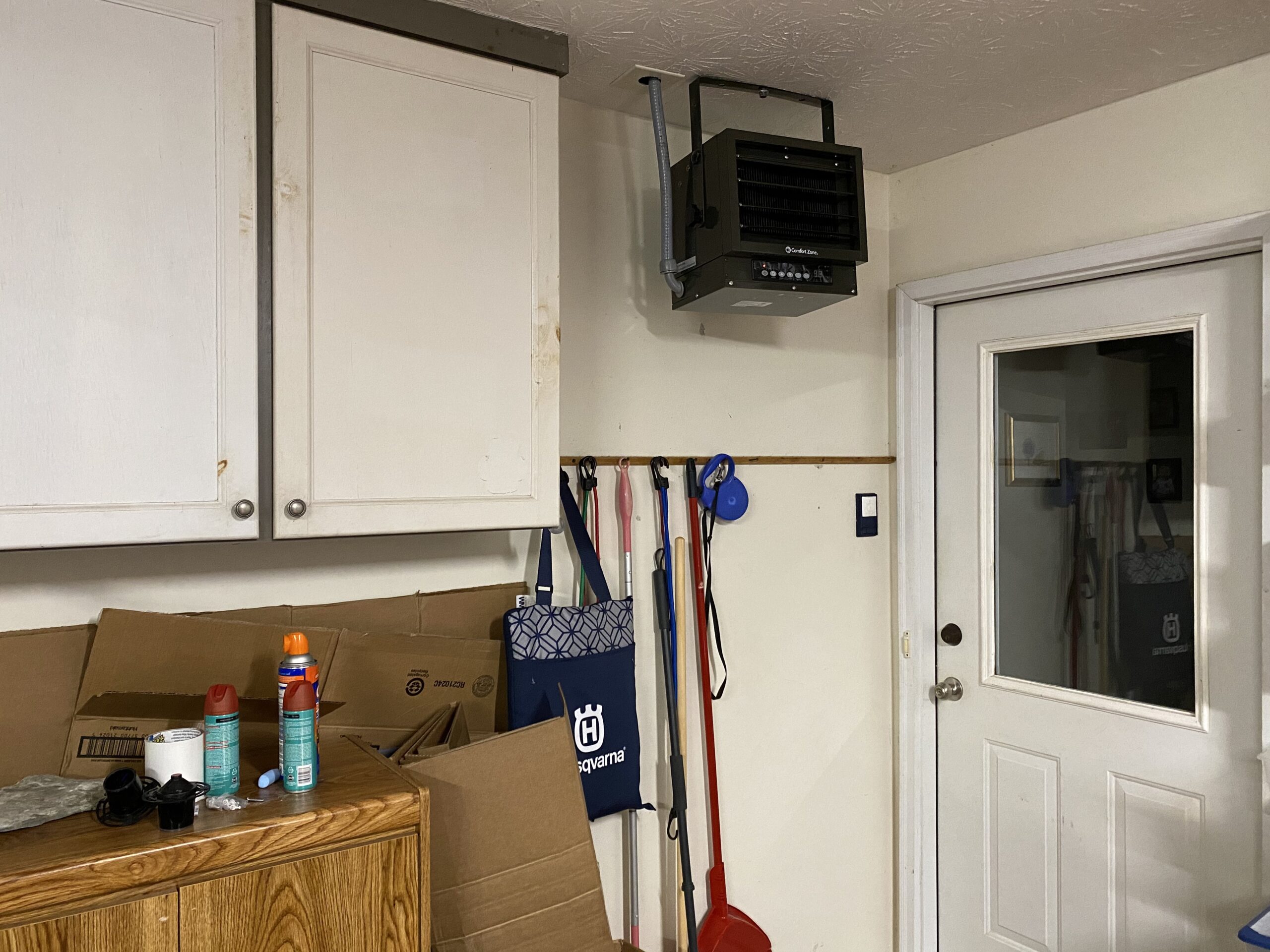 Comfort Zone 7500W Hard-Wired Garage Heater - Industrial & Commercial Ceiling Mount, 240V Fan-Forced with Remote, Digital Thermostat, Timer customer photo 2