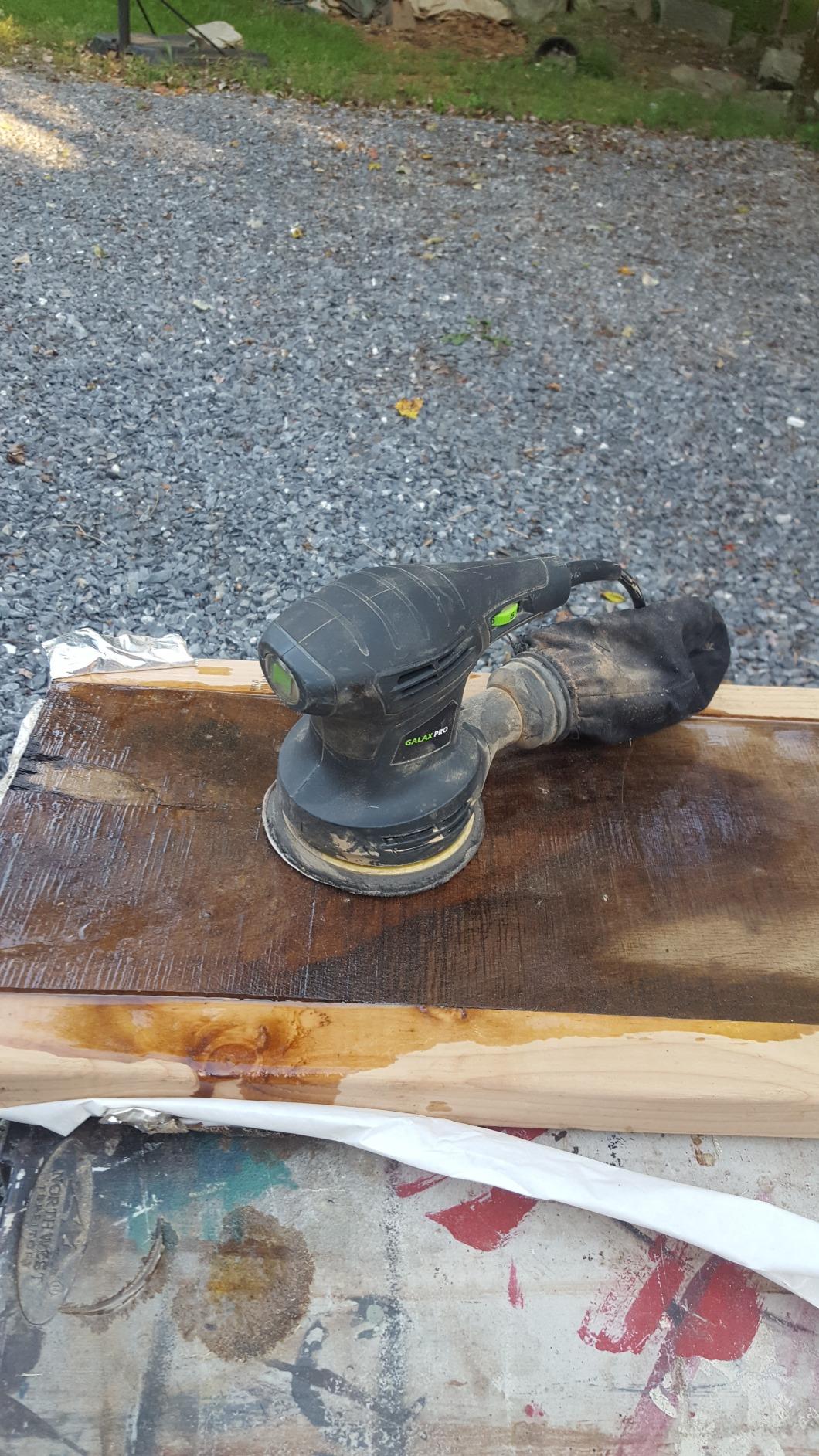GALAX PRO 280W 13000OPM Max 6 Variable Speeds Orbital Sander with 15Pcs Sanding Discs customer photo 1