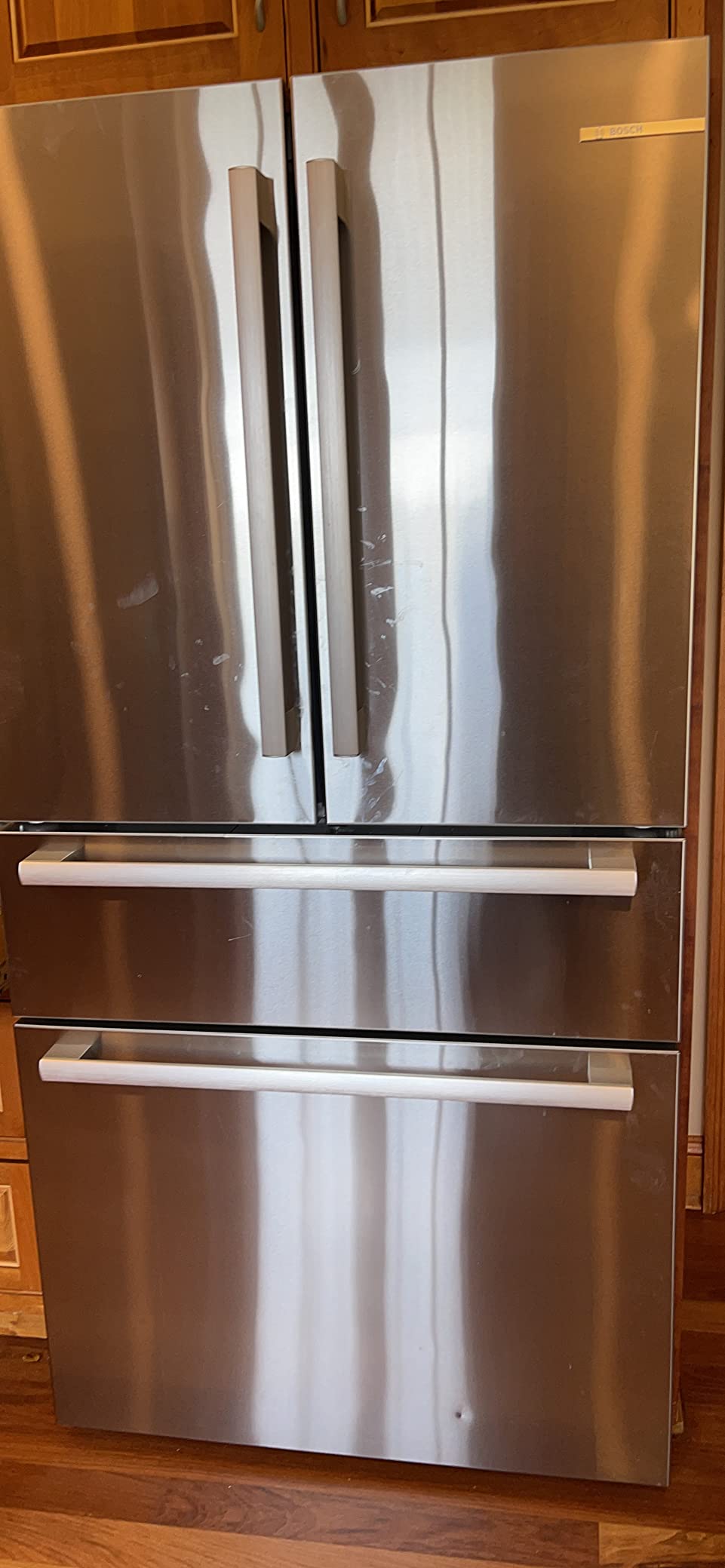 Bosch 800 Series B36CL80ENS 36 in. 21 cu. ft. Smart Counter Depth French Door Refrigerator with VitaFreshPro, MultiAirFlow, Stainless Steel customer photo 3