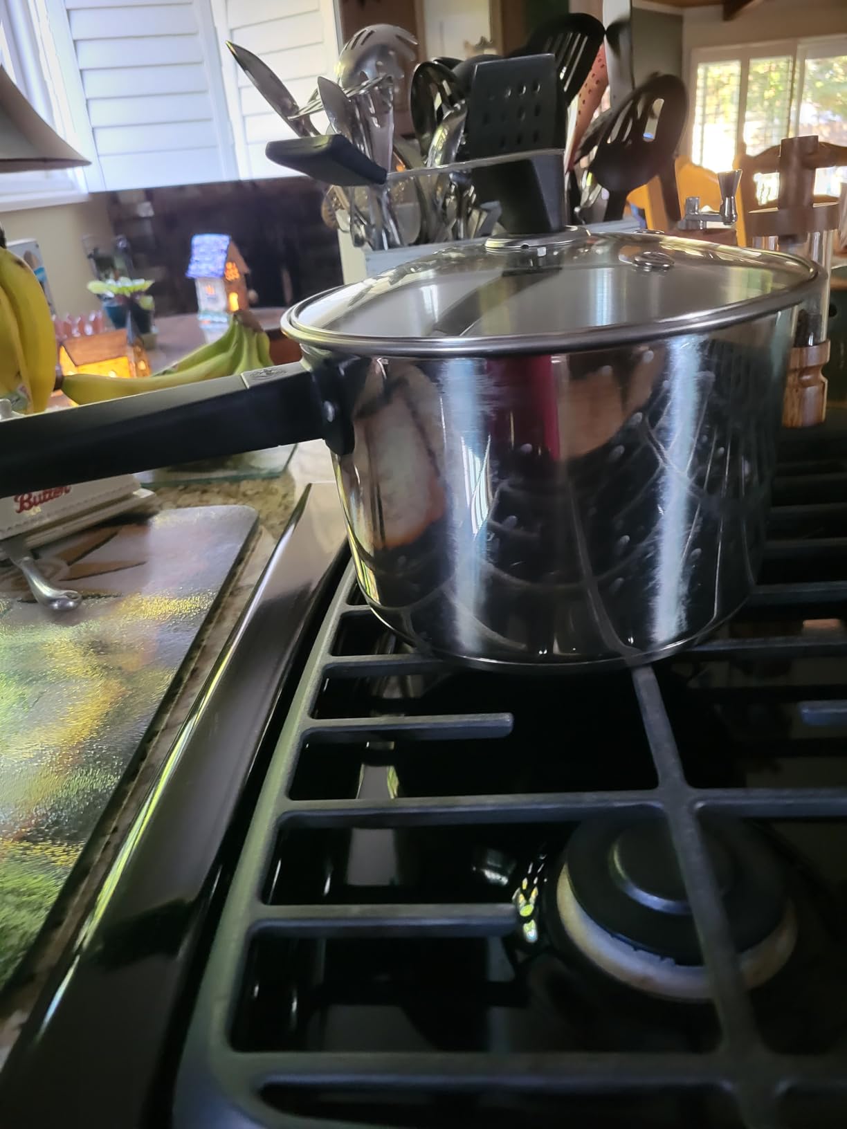 Original Whirley Pop Popcorn Machine - 3-Minute Stovetop Popcorn Maker, Home Movie Night, Game Night Snacks - Stainless Steel Popper with Metal Gears - Wabash Valley Farms - (Premium Series) customer photo 1