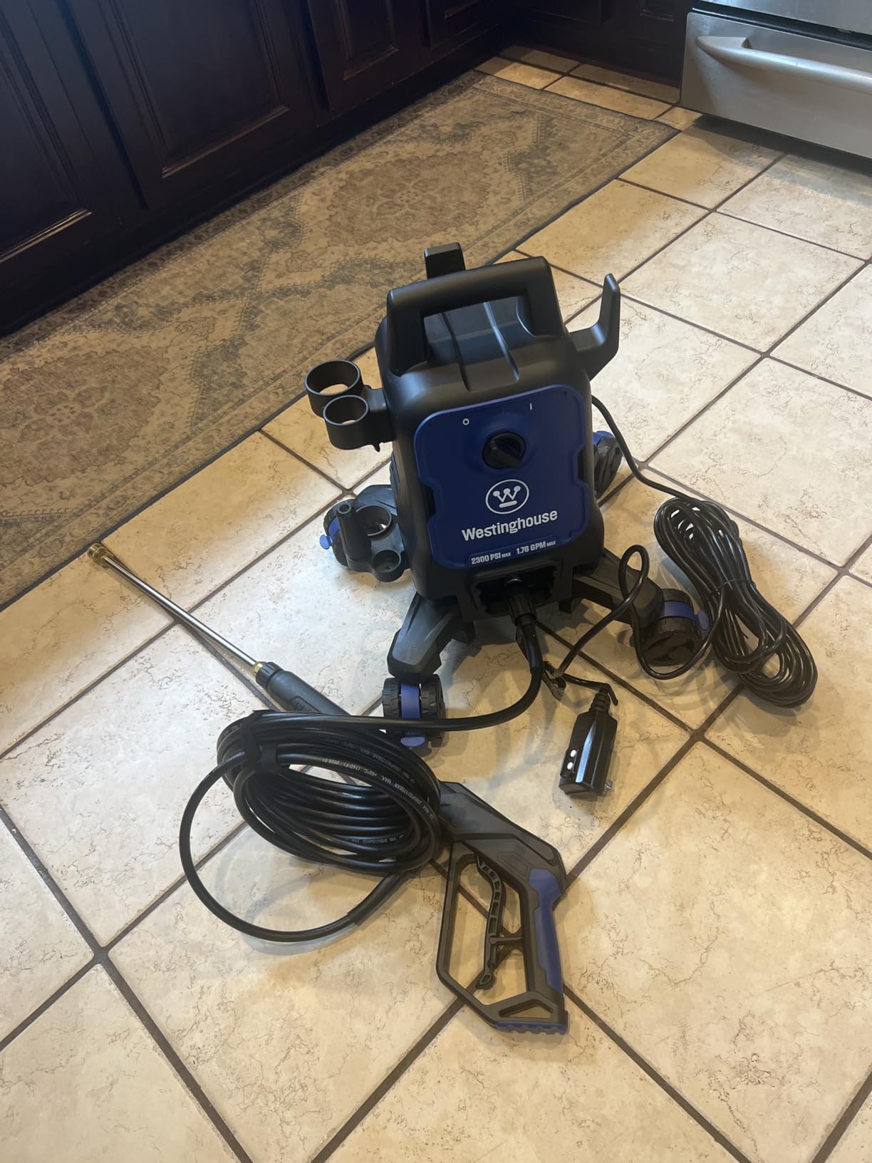 Westinghouse ePX3100 Electric Pressure Washer, 2300 Max PSI 1.76 Max GPM with Anti-Tipping Technology, Onboard Soap Tank, Pro-Style Steel Wand, 5-Nozzle Set customer photo 1