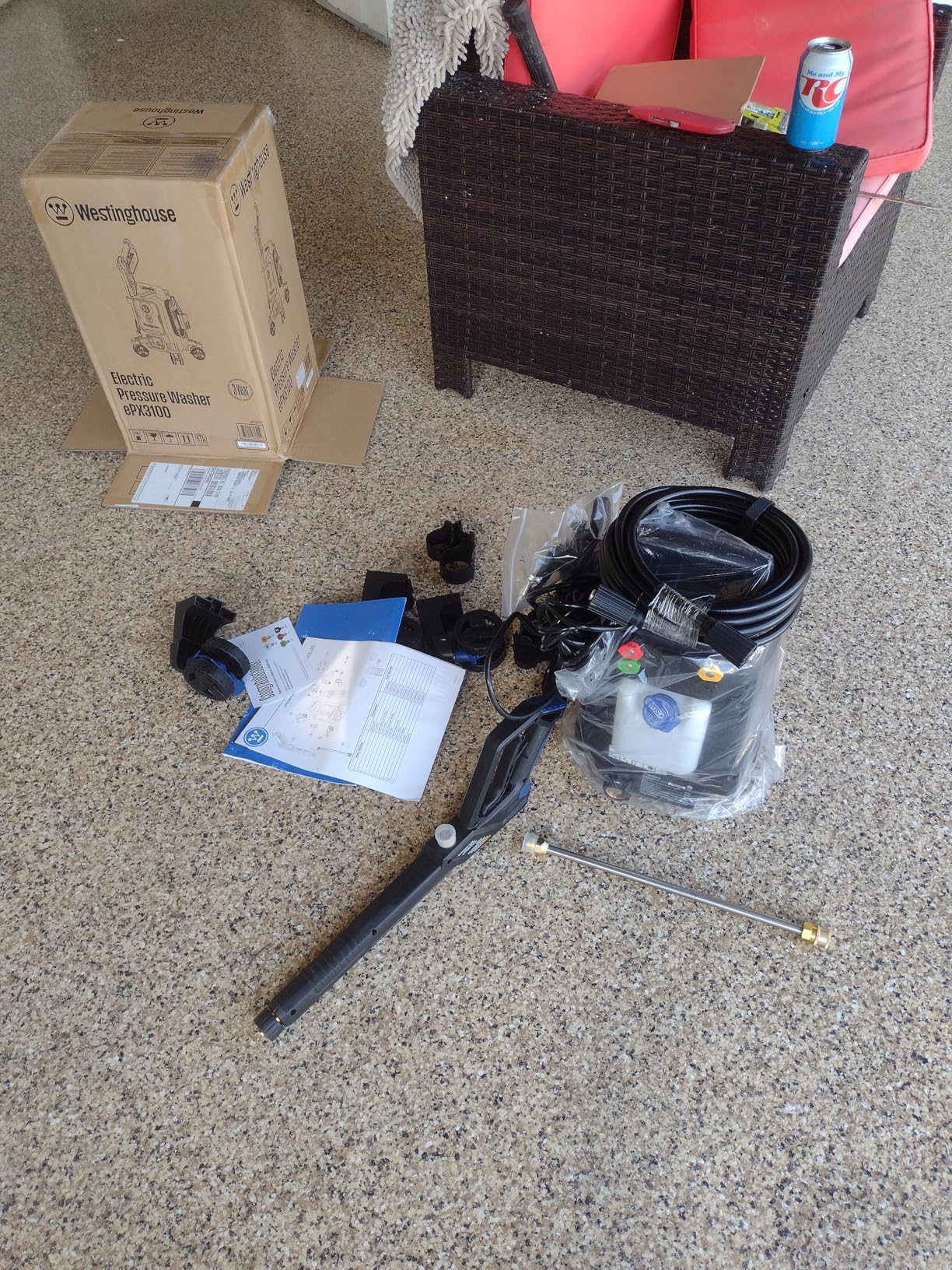 Westinghouse ePX3100 Electric Pressure Washer, 2300 Max PSI 1.76 Max GPM with Anti-Tipping Technology, Onboard Soap Tank, Pro-Style Steel Wand, 5-Nozzle Set customer photo 2