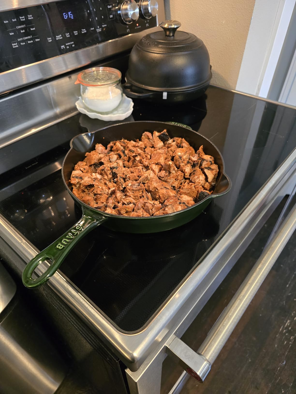 Staub Cast Iron 11-inch Traditional Skillet - Cherry customer photo 1