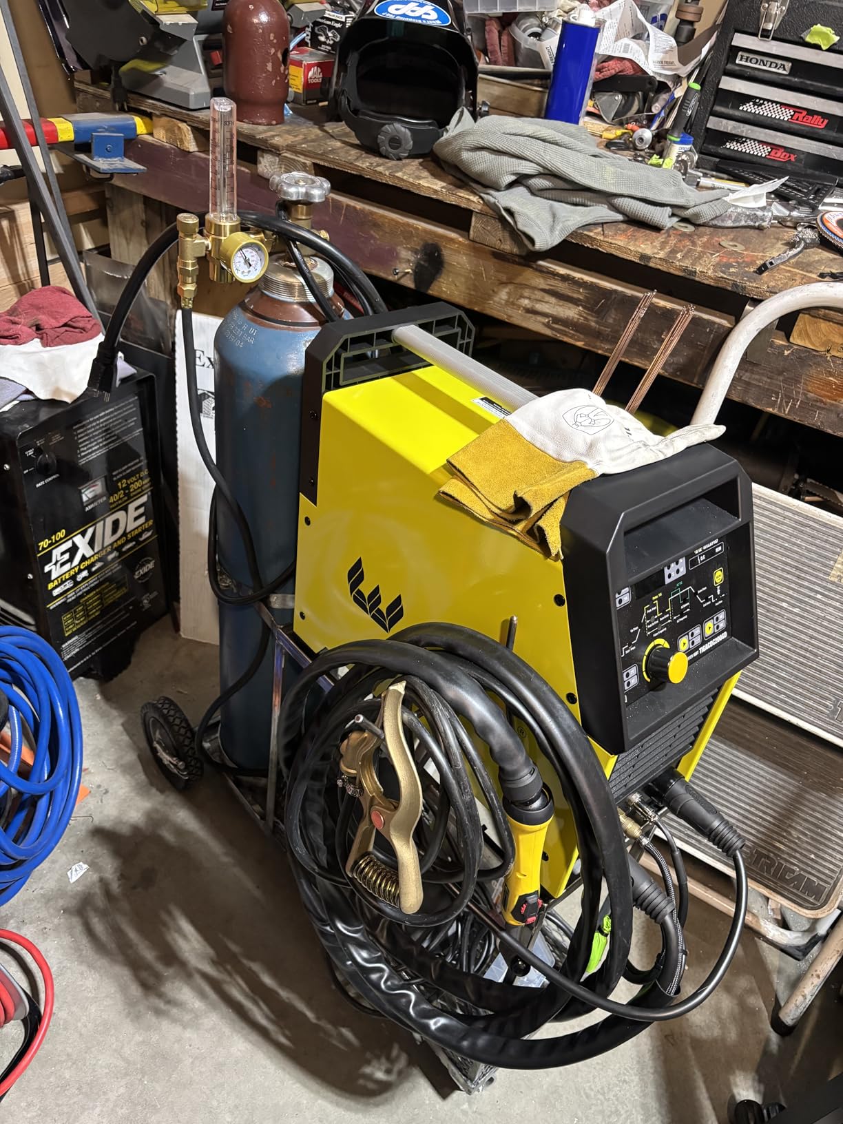 Weldpro 200A AC/DC TIG Welder with Pulse & CK17 Torch, 110V/220V Aluminum TIG Welder, AC TIG/DC TIG/AC PULSE TIG/DC PULSE TIG/Stick 5 in 1 Multiprocess Welding Machine customer photo 1