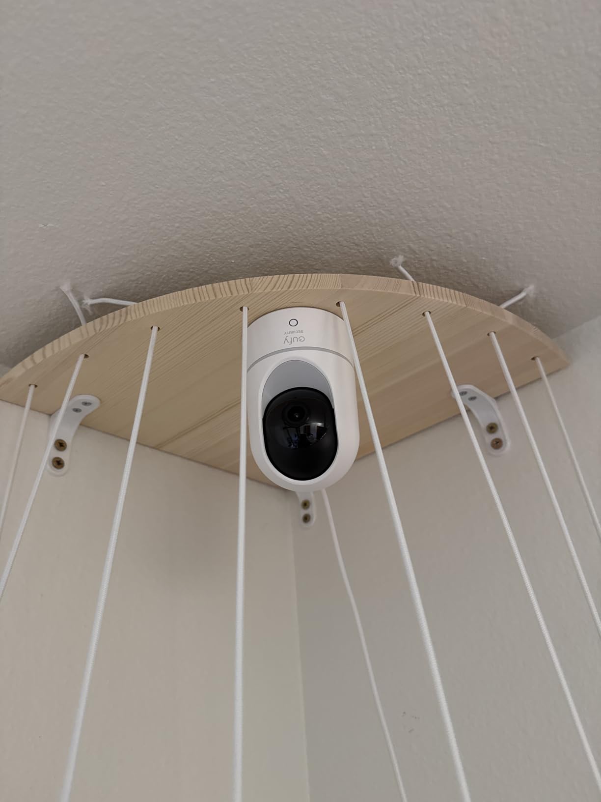 eufy Security Indoor Cam E220, Camera for Home Security, Pan & Tilt, Dog/Pet Camera, 2K Wi-Fi Plug-in, Motion Tracking, Motion Only Alerts, Night Vision, HomeBase 3 Compatible, Voice Assistant Support customer photo 2