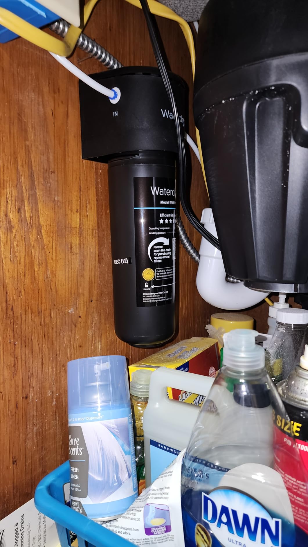 Waterdrop 10UB Under Sink Water Filter System, Reduces PFAS, PFOA/PFOS, Lead, Chlorine, Bad Taste & Odor, NSF/ANSI 42 Certified, with Faucet customer photo 2
