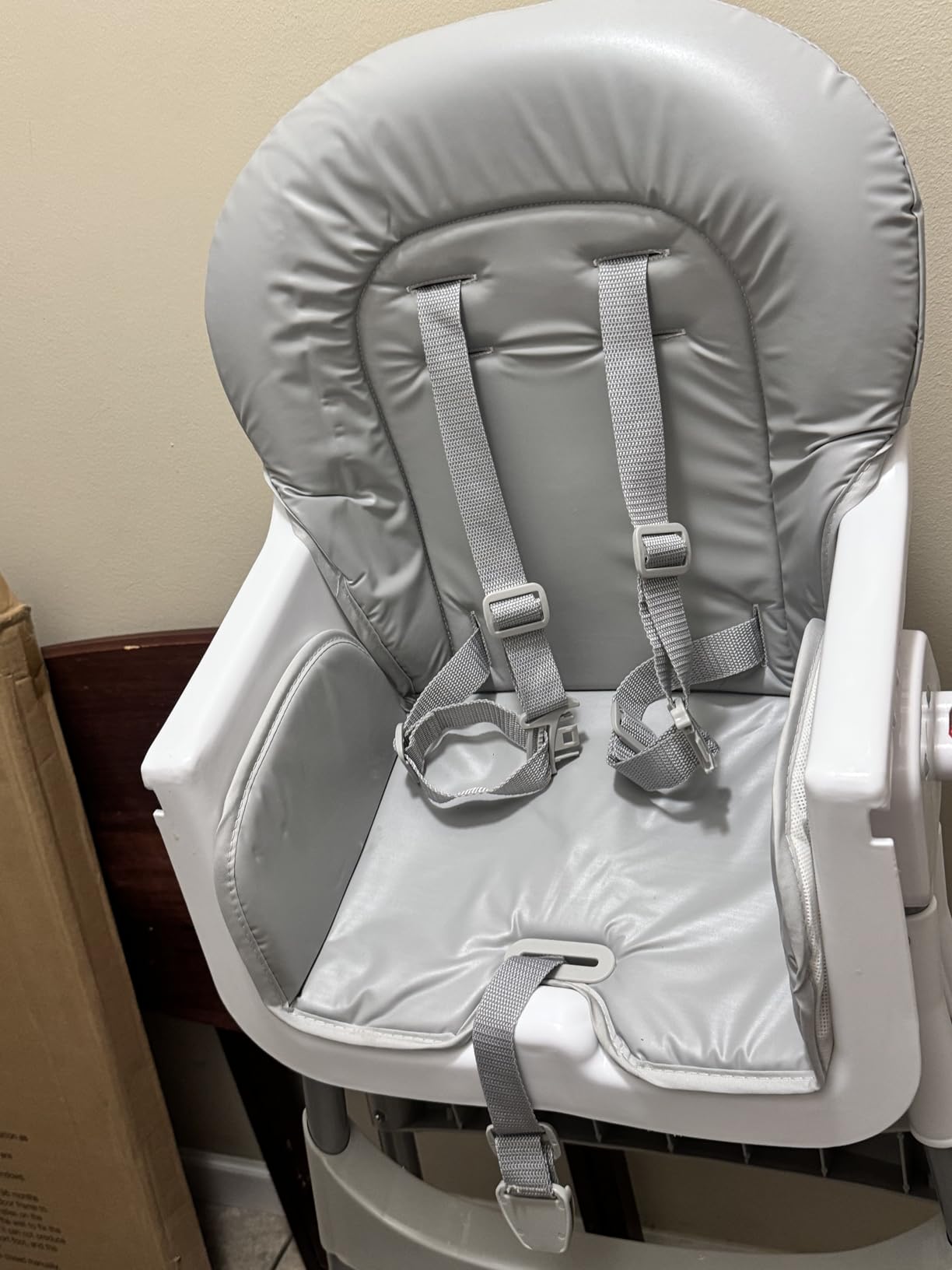 Dream On Me Portable 2-in-1 Tabletalk High Chair, Convertible Compact High Chair, Light Weight Portable Highchair, Grey customer photo 2