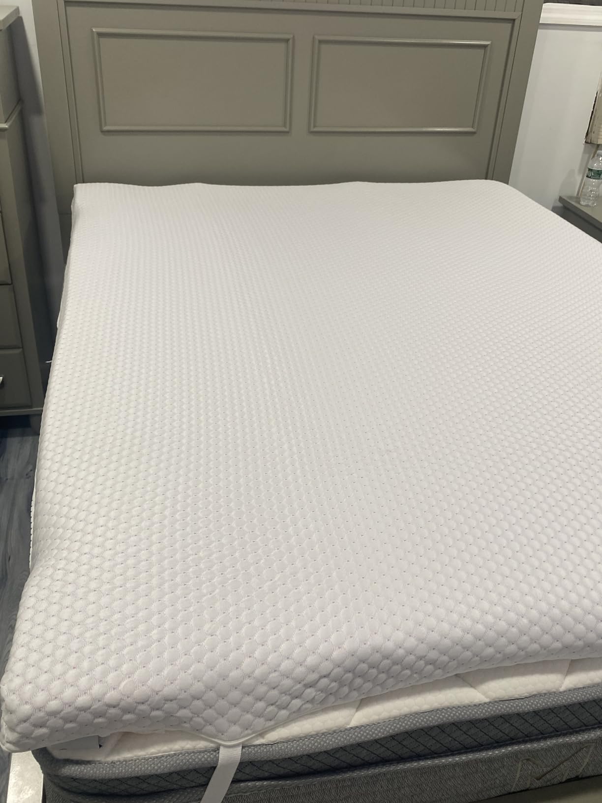 PERLECARE 3 Inch Gel Memory Foam Mattress Topper for Pressure Relief, Premium Soft Cooling Sleep, Non-Slip Design with Removable & Washable Cover customer photo 2