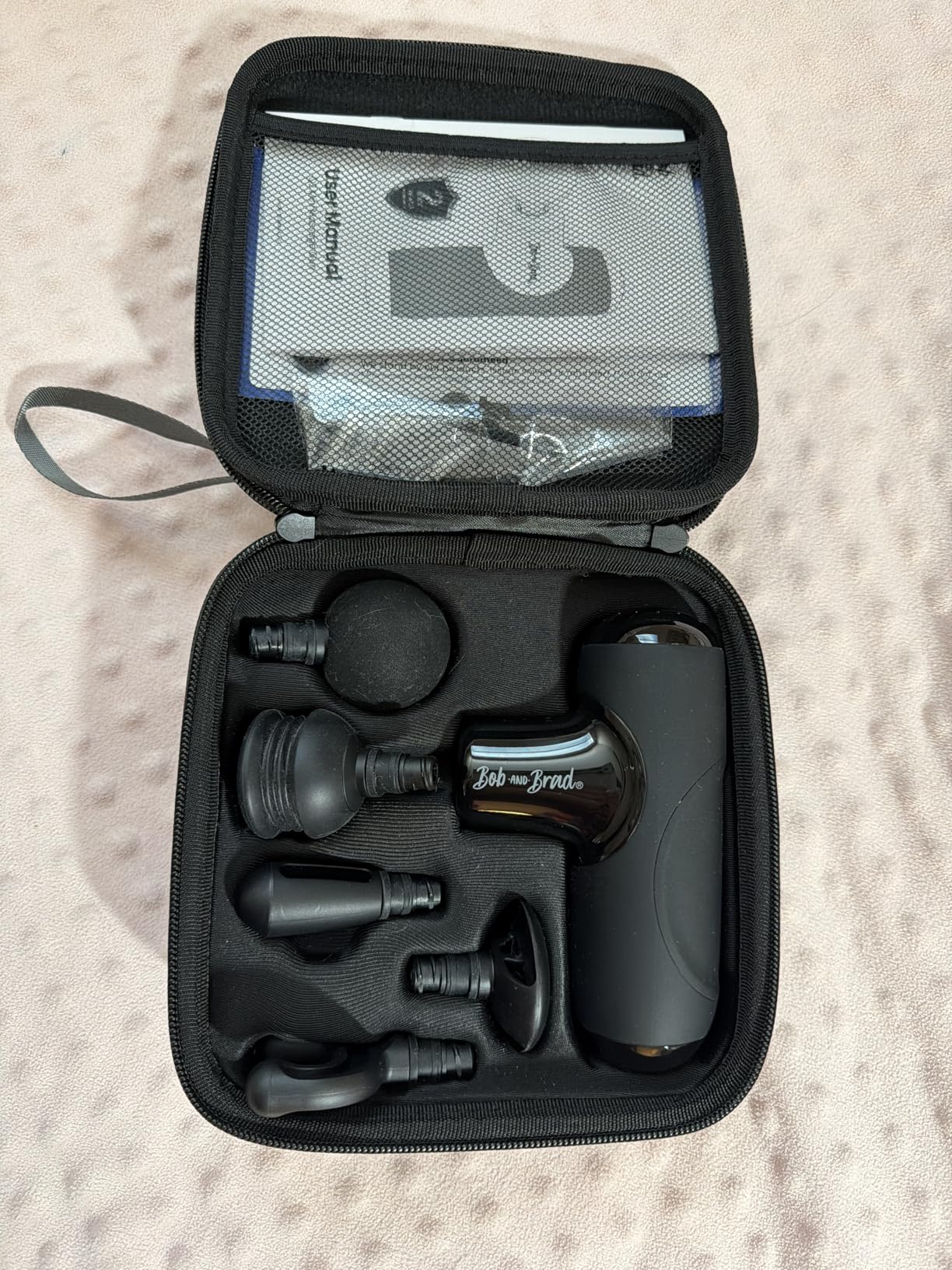 BOB AND BRAD Q2 Mini Massage Gun, Pocket-Sized Deep Tissue Massager Gun, Portable Percussion Muscle Massager Gun, Ultra Small & Quiet customer photo 2