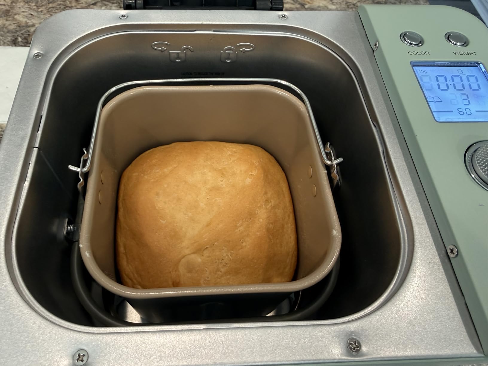 Neretva Bread Maker, 20-IN-1 2LB Bread Machine Dual Heater Bread Maker Machine Automatic with Nonstick Ceramic Pan, 15H Timer & 1H Keep Warm Set, Low Noise, Stainless Steel Breadmaker Recipe-Silver customer photo 1