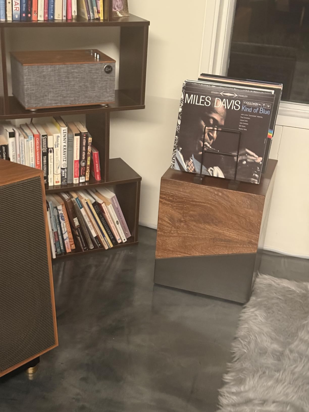 Signature Design by Ashley Trailbend Eclectic Accent End Table, Brown & Gunmetal customer photo 2
