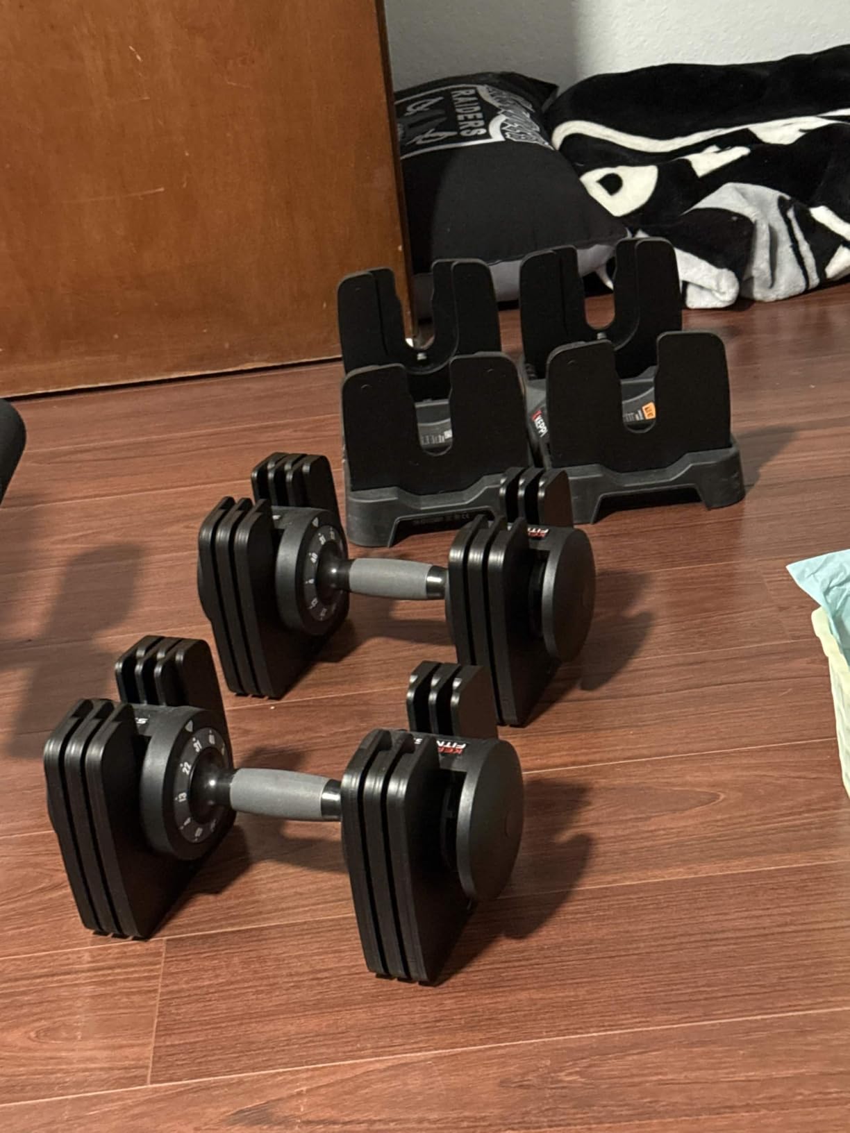Keppi Adjustable Dumbbells Set - 25lb/40lb/55lb/60lb customer photo 1