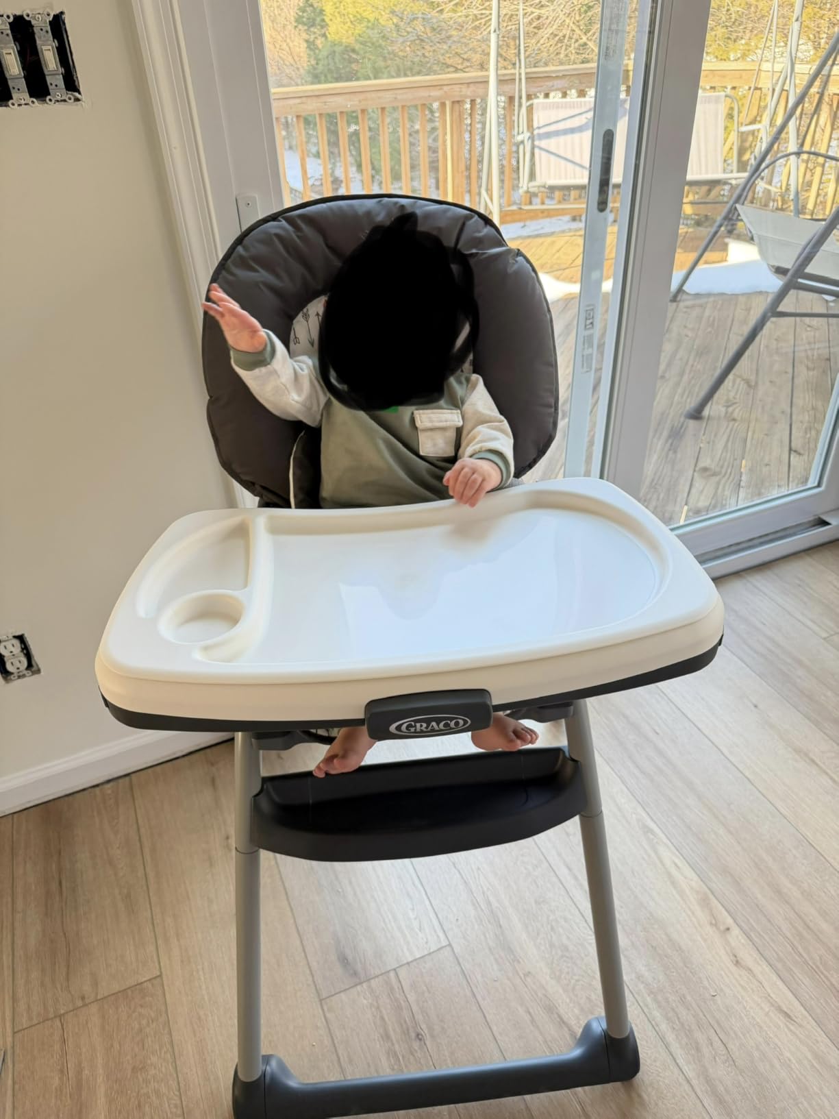 Graco Table2Table Premier Fold 7 in 1 Convertible High Chair | Converts to Dining Booster Seat Kids Table and More Maison customer photo 2