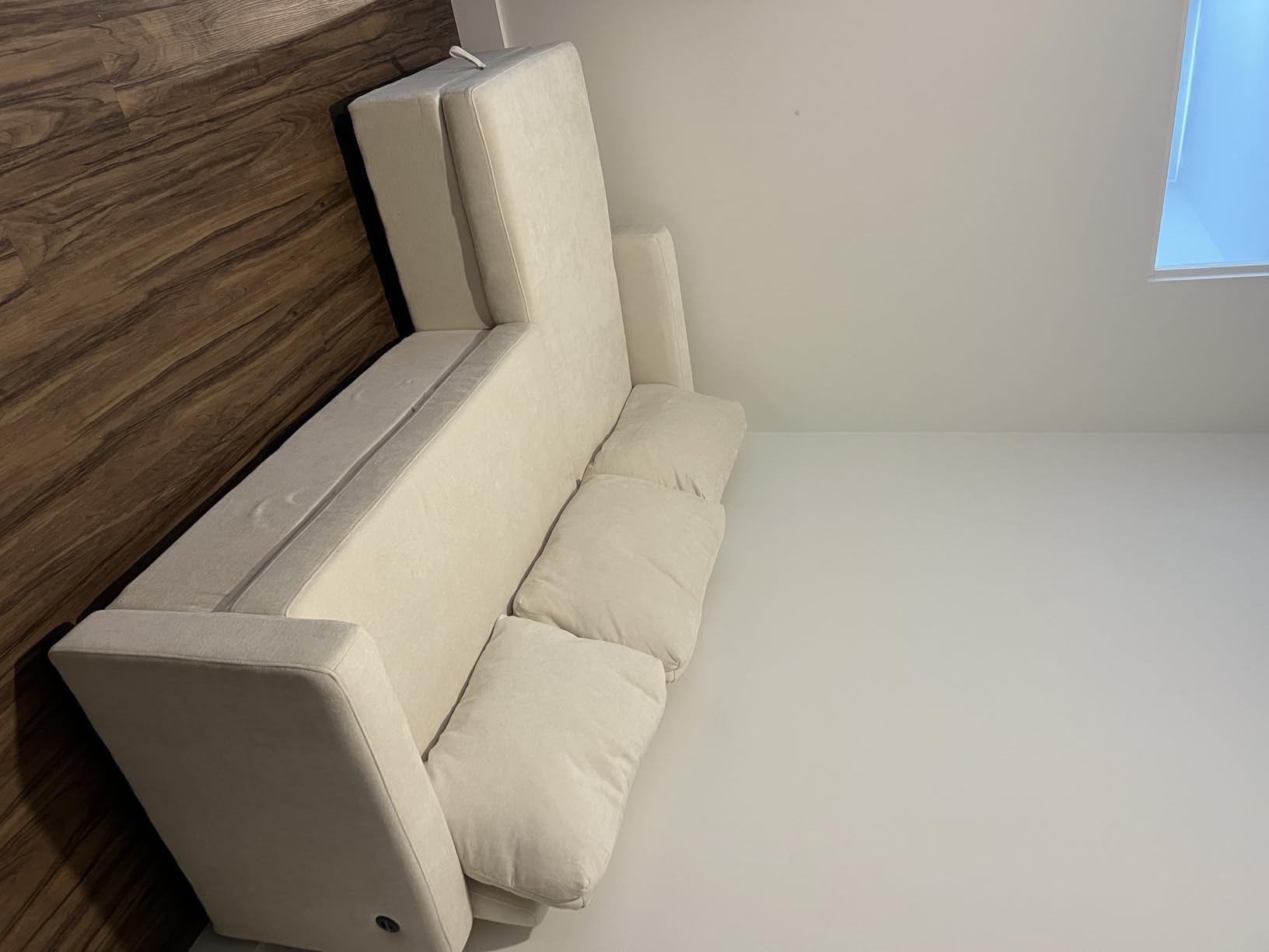 Yaheetech Sectional Sofa L-Shaped Sofa Couch Bed w/Chaise & USB, Reversible Couch Sleeper w/Pull Out Bed & Storage Space Living Room Dark Gray customer photo 2