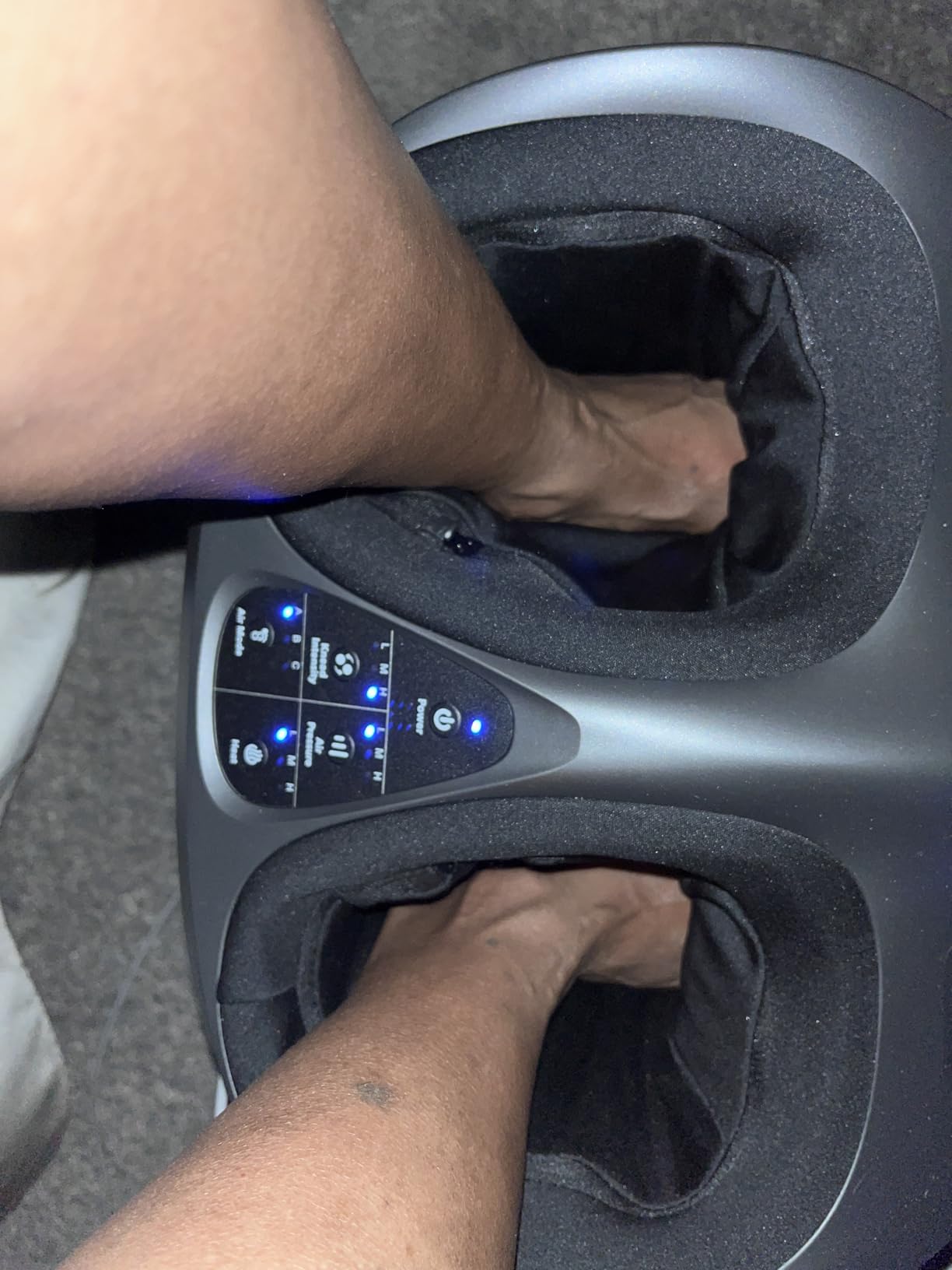 BOB AND BRAD Foot Massager Machine with Heat and Remote, Fits up to Size 14, FSA Eligible HSA Shiatsu Deep Kneading Foot Massager for Plantar Fasciitis and Neuropathy customer photo 2
