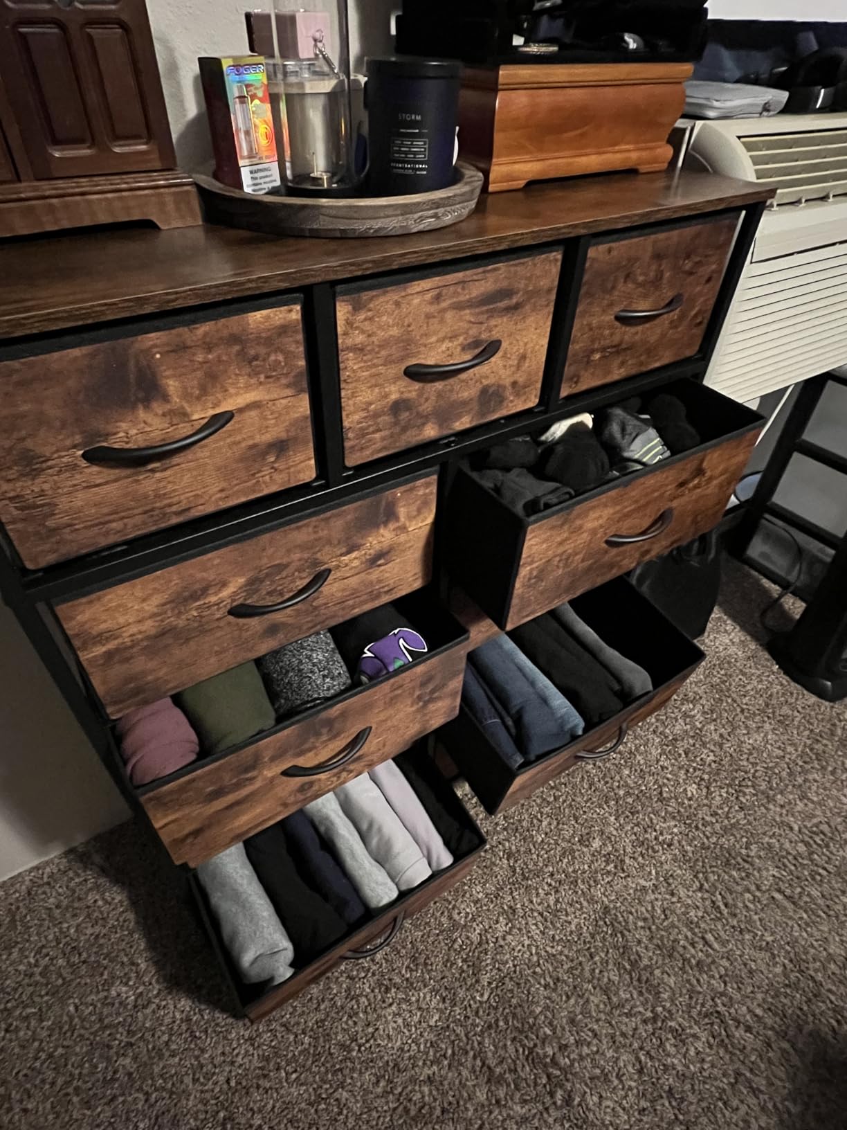 WLIVE Tall Dresser for Bedroom, Fabric Dressers Storage Tower with 11 Drawers customer photo 2
