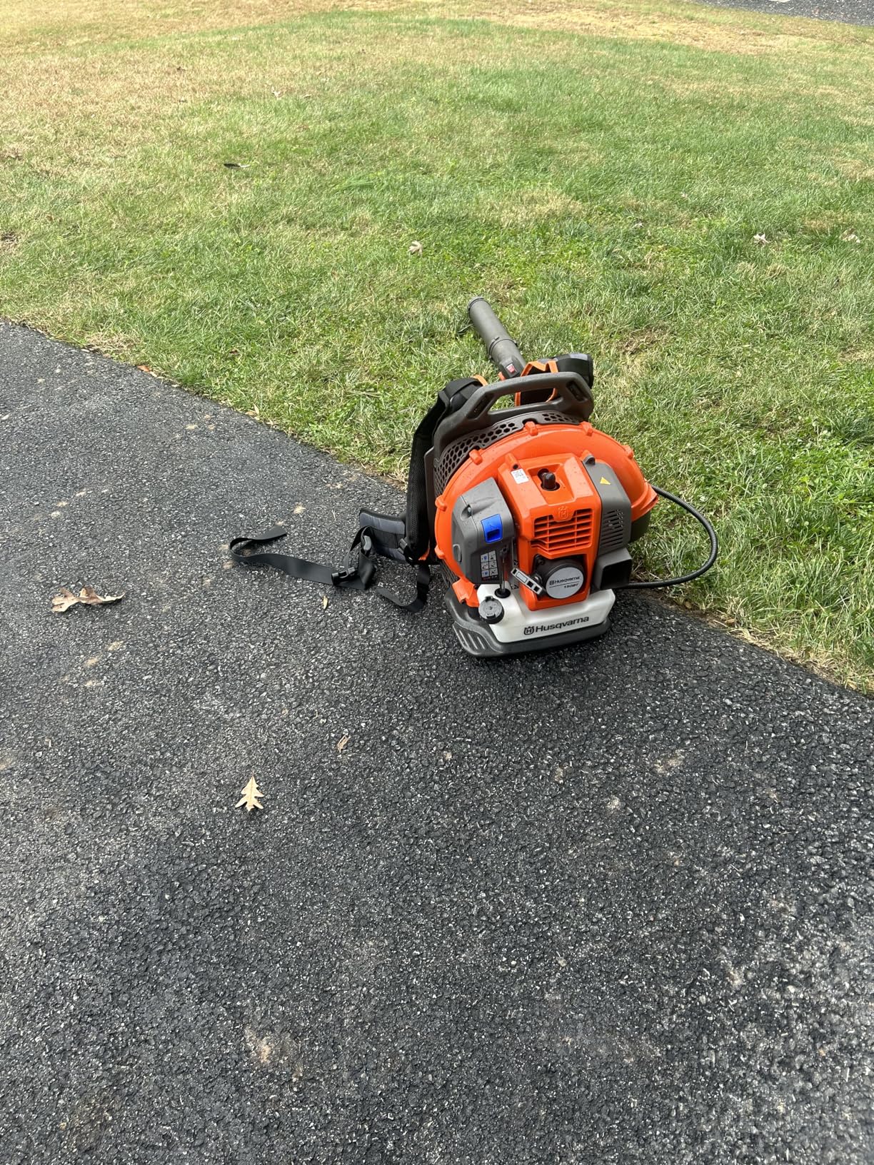 Husqvarna 150BT Gas Leaf Blower, 51-cc 2.16-HP 2-Cycle Backpack Leaf Blower, 765-CFM, 270-MPH customer photo 1