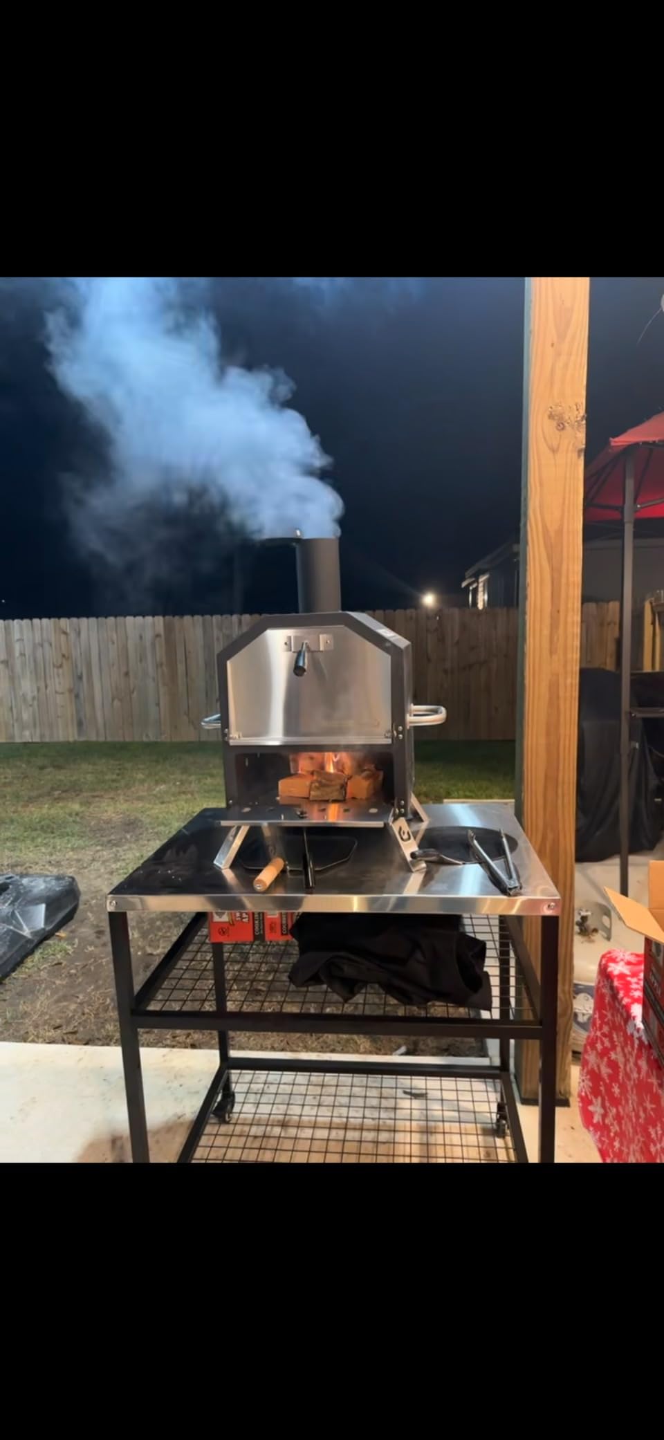 Pizzello Outdoor Pizza Oven Wood Fired 2-Layer customer photo 1