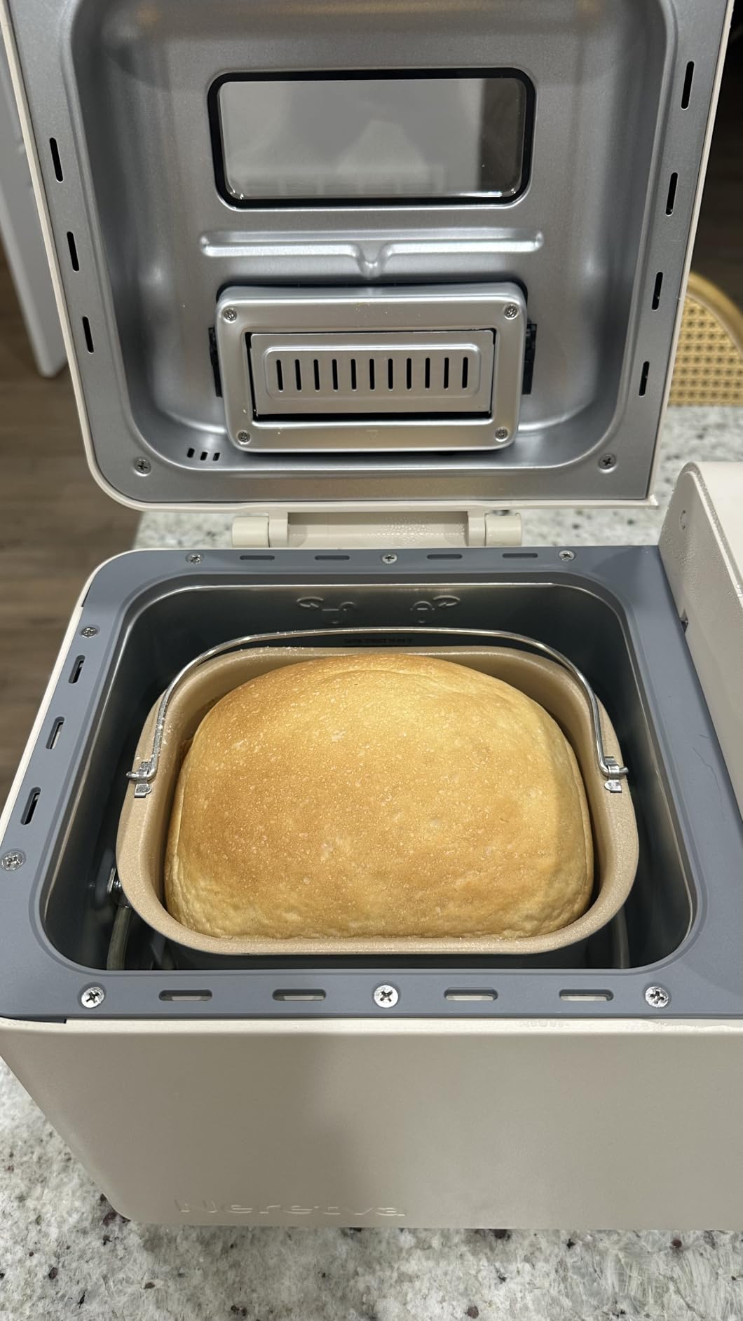 Neretva Bread Machine, 2.2LB 15-in-1 Bread Maker, Dual Heater Breadmaker Machine with Auto Nut Dispenser & Nonstick Ceramic Pan, Sourdough, Yogurt customer photo 1