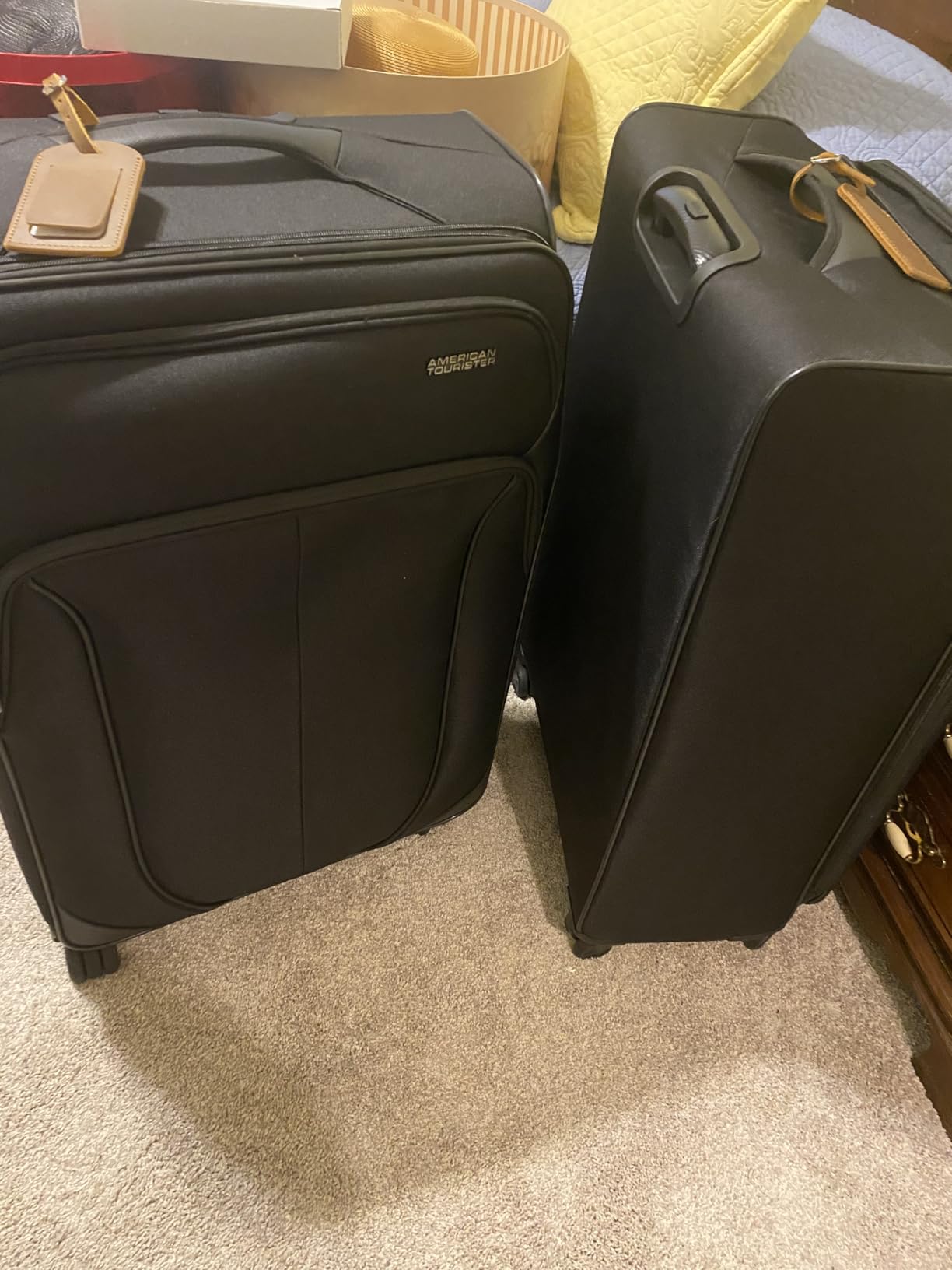 American Tourister 4 KIX 2.0 Softside Expandable Luggage with Spinners, Black, 3PC (CO/MED/LG) customer photo 2