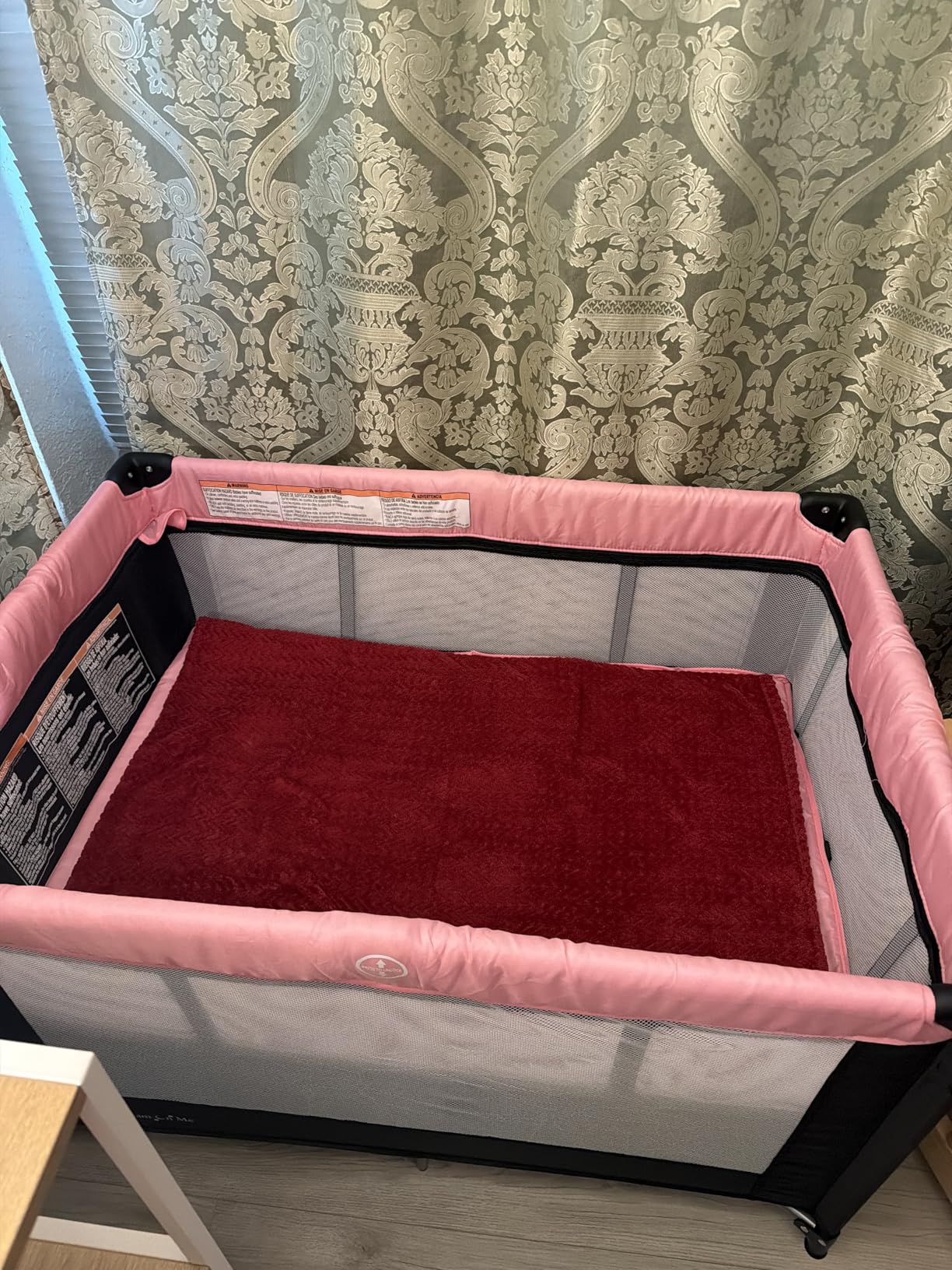 Dream On Me Zazzy Portable Playard with Bassinet in Black, Lightweight Packable and Easy Setup Baby Playard with Mattress and Travel Bag customer photo 1