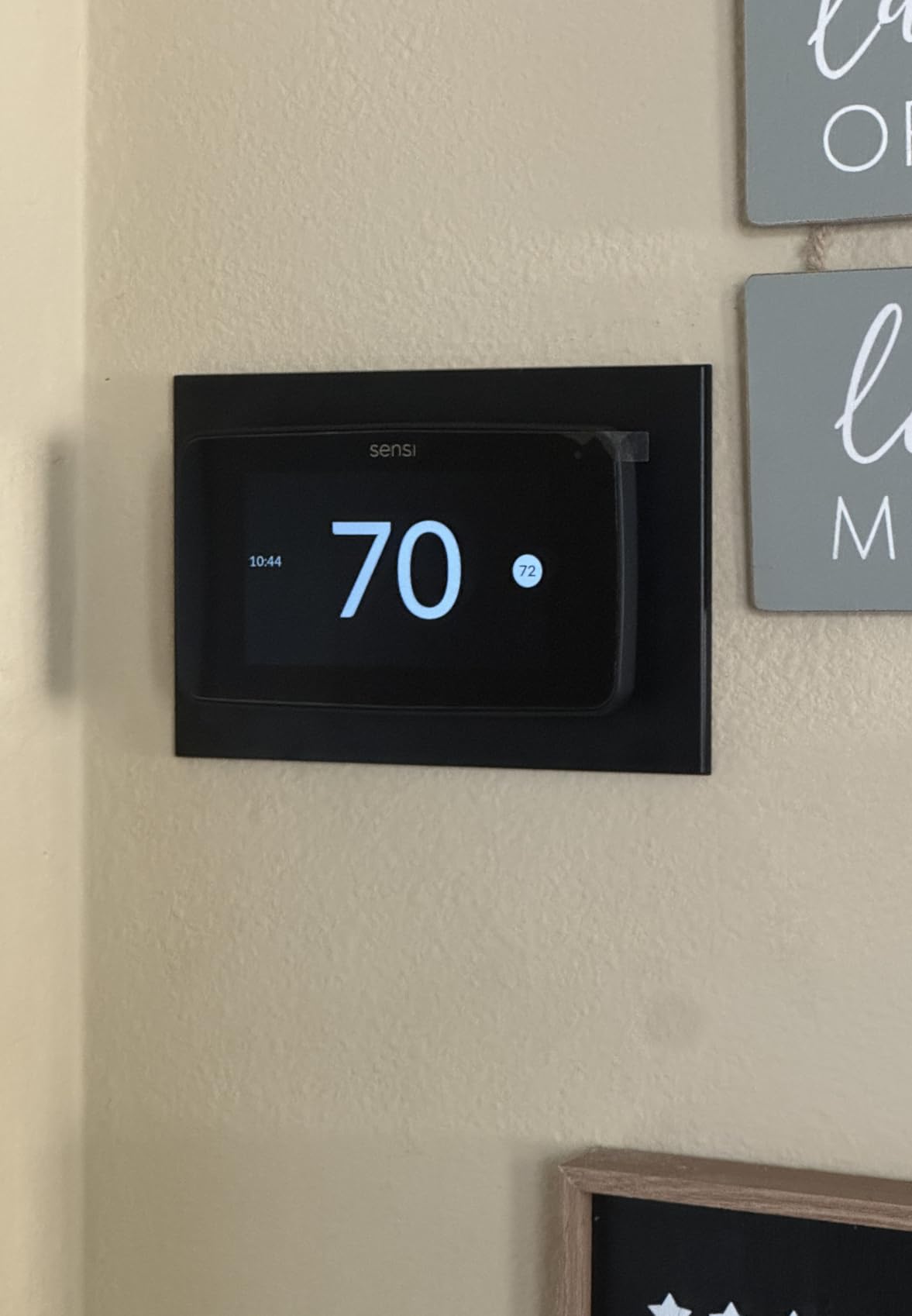 Sensi Touch 2 Smart Thermostat with Touchscreen Color Display, Works with Alexa, Energy Star Certified, C-Wire Required customer photo 1