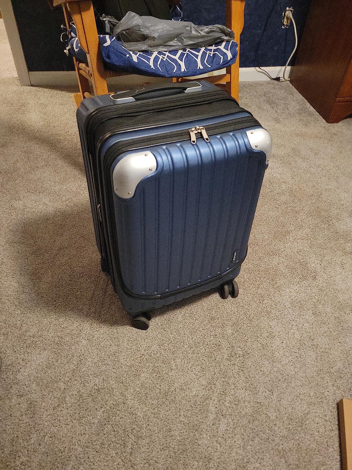 Grace Luggage Sets Hardshell Suitcase with Wheels, Sturdy Large Suitcase Tsa Lock 20 Inch Expandable Carry on 24 Inch 28 Inch Checked Luggage, 3-Piece Set (20/24/28), Champagne customer photo 2