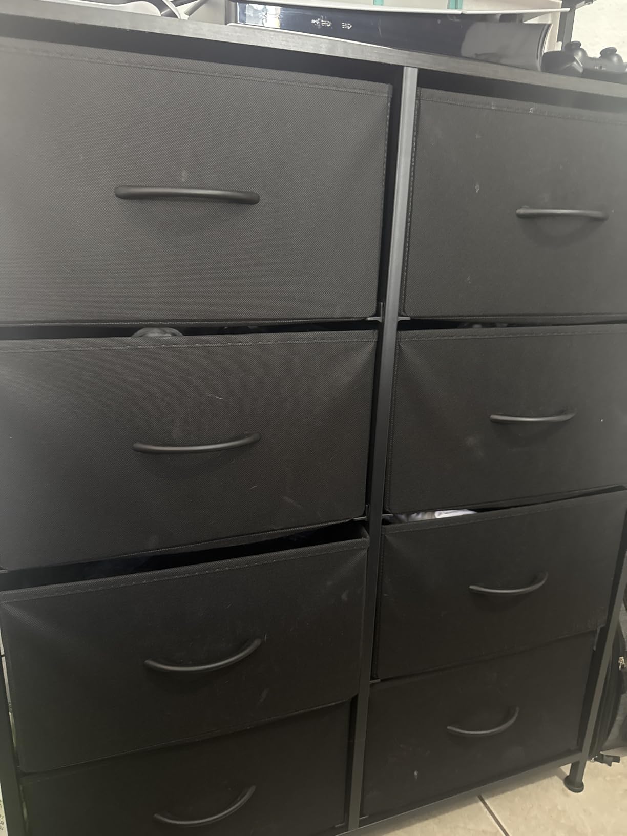 WLIVE Fabric Dresser for Bedroom, Tall Dresser with 8 Drawers customer photo 2