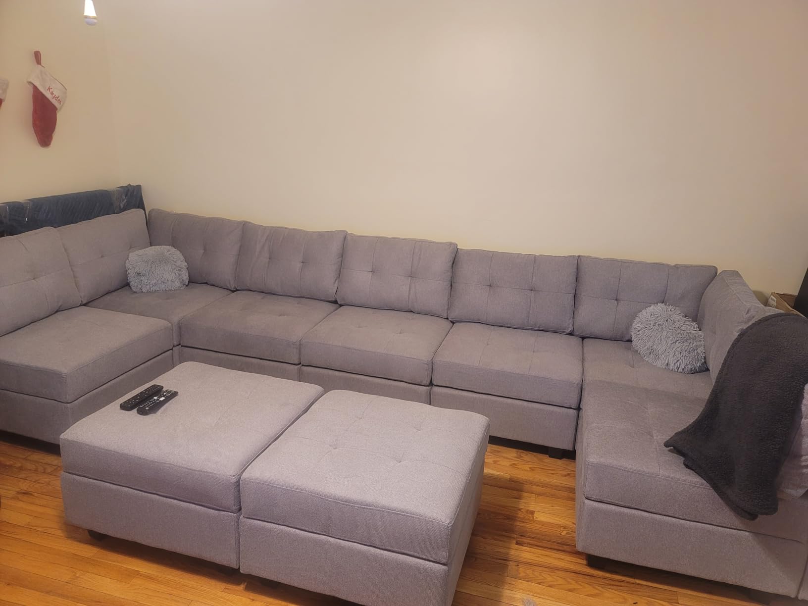 Belffin Modular Sectional Sofa with Storage Sectional Sleeper Couch Modular Sofa Bed for Living Room customer photo 2