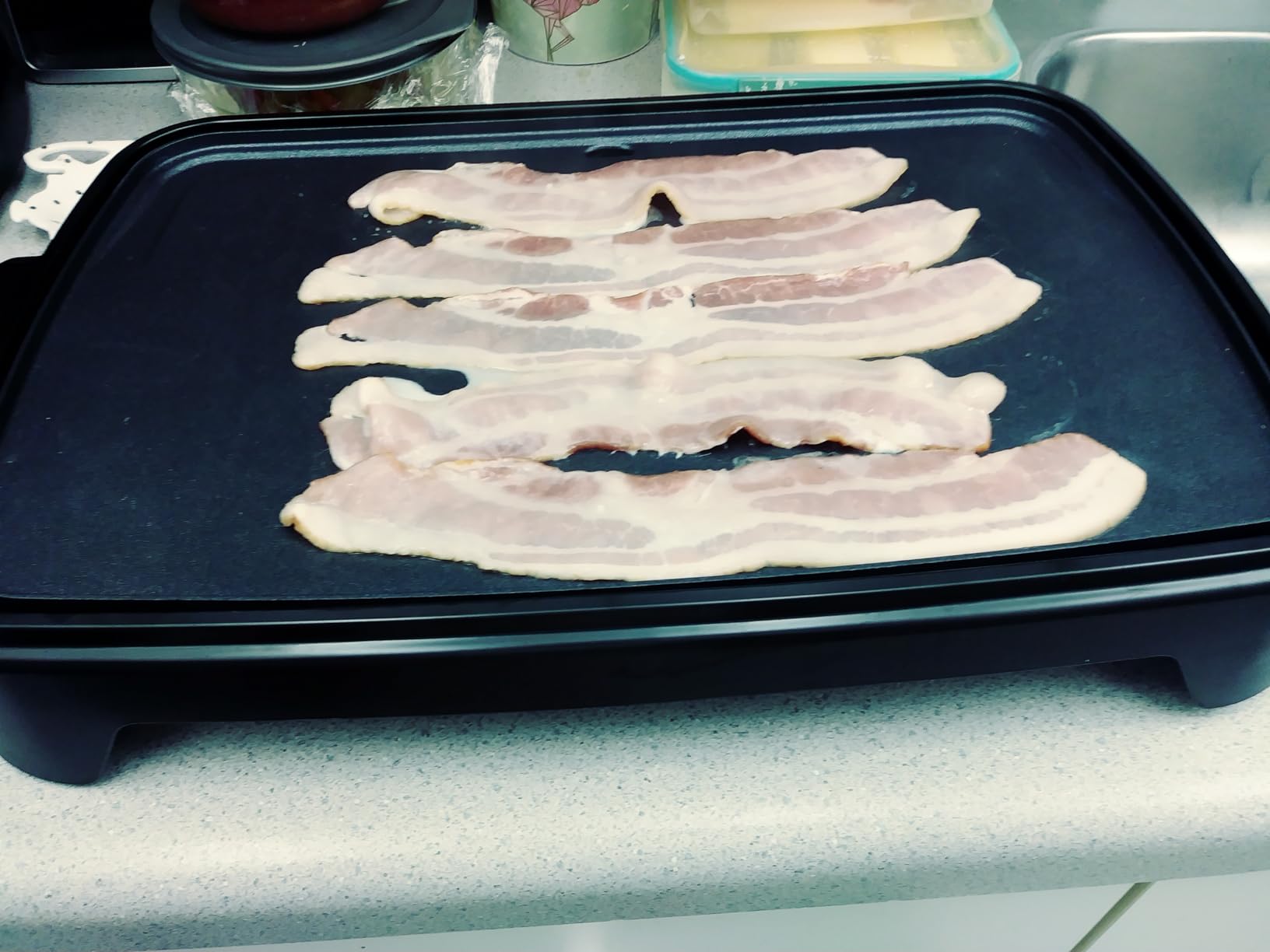 Chefman XL Electric Griddle with Removable Temperature Control, Immersible Flat Top Grill, Nonstick Extra Large Cooking Surface, 10 x 20 Inch customer photo 2