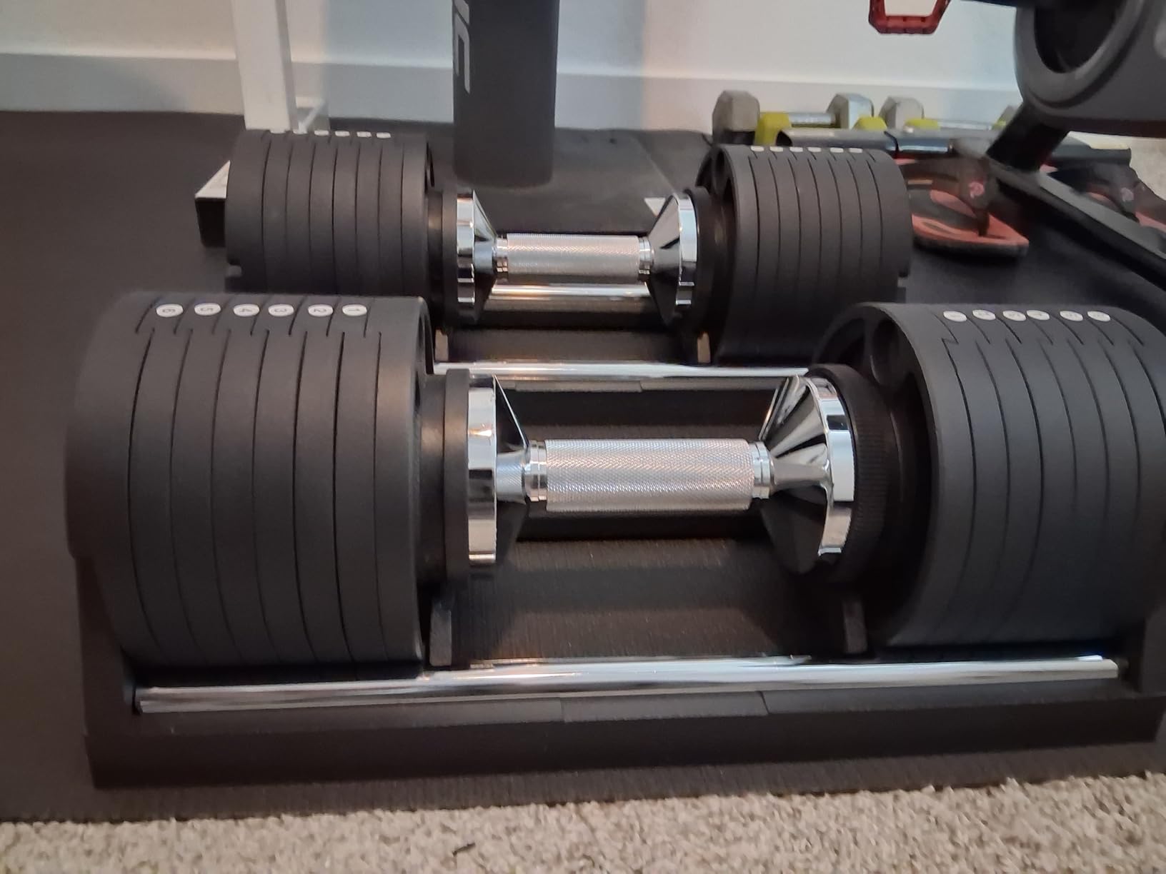 SNODE AD80 Drop Proof 80 lbs Adjustable Dumbbell Set customer photo 2