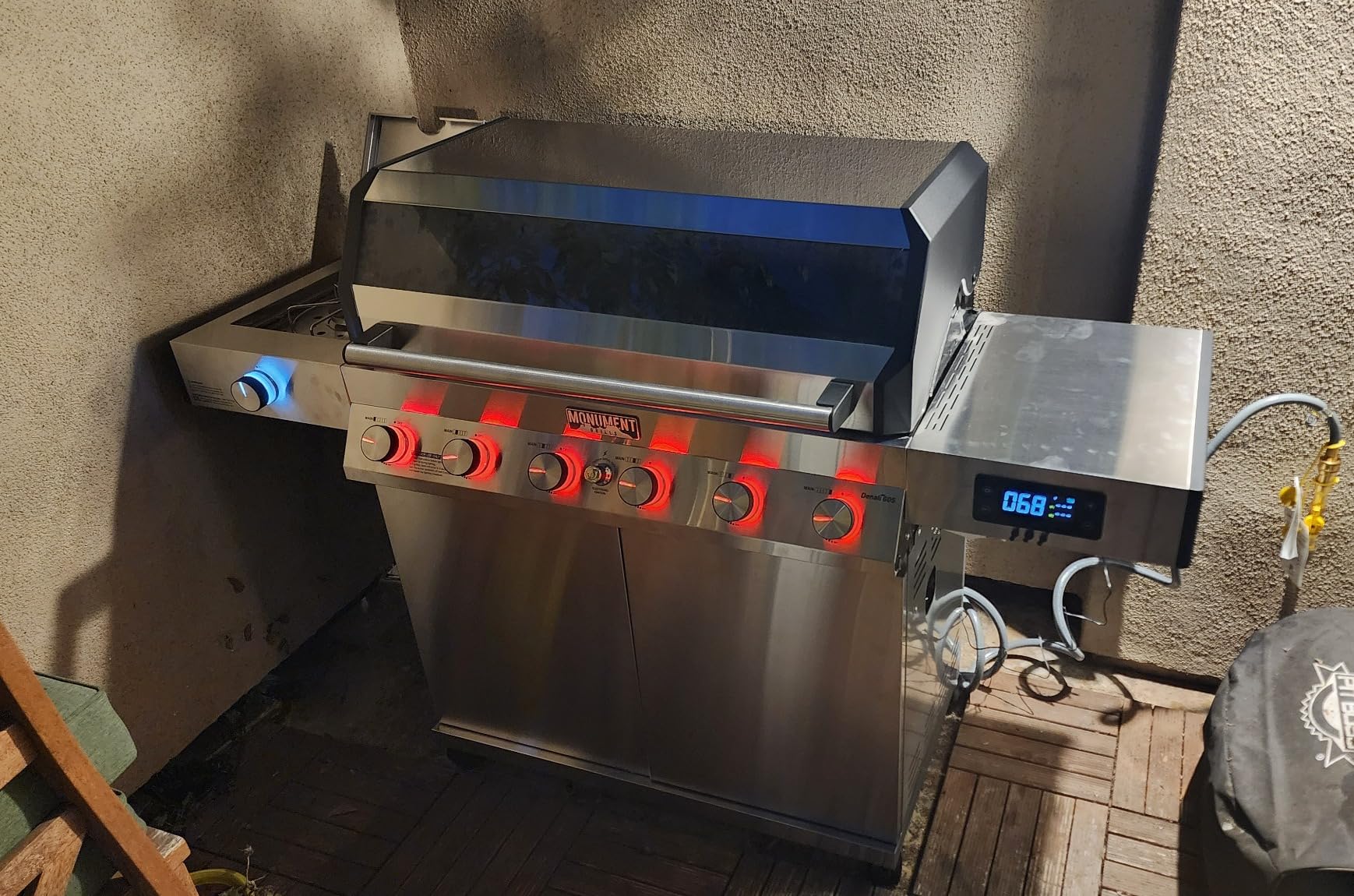 Monument Grills Denali Series, 6-Burner Convertible Natural Gas Smart BBQ Grill Stainless Steel Denali 605 with Conversion Kit customer photo 2