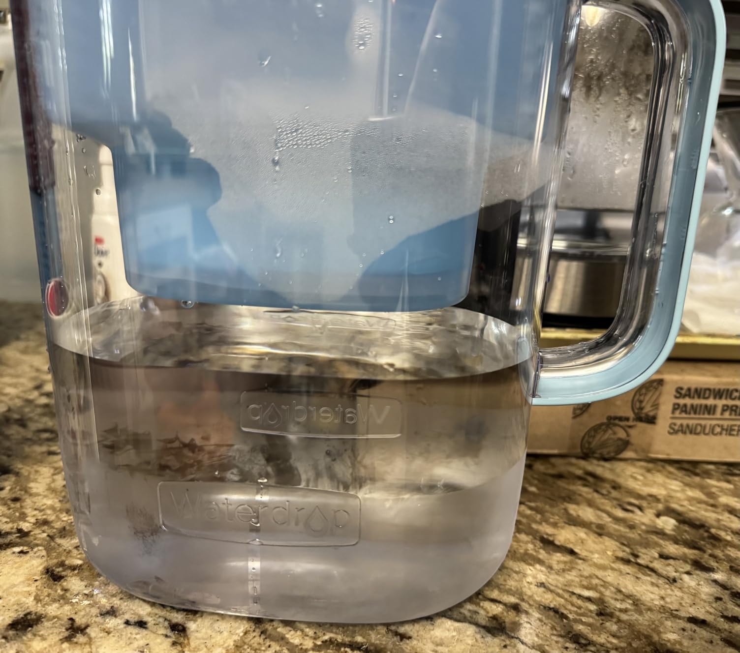 Waterdrop PT-07B-A Alkaline Water Filter Pitcher, 10-Cup, Healthy, Clean & Toxin-Free Mineralized Alkaline Water, Up to 100 Gallons, Up to pH 9.5, BPA-Free customer photo 2