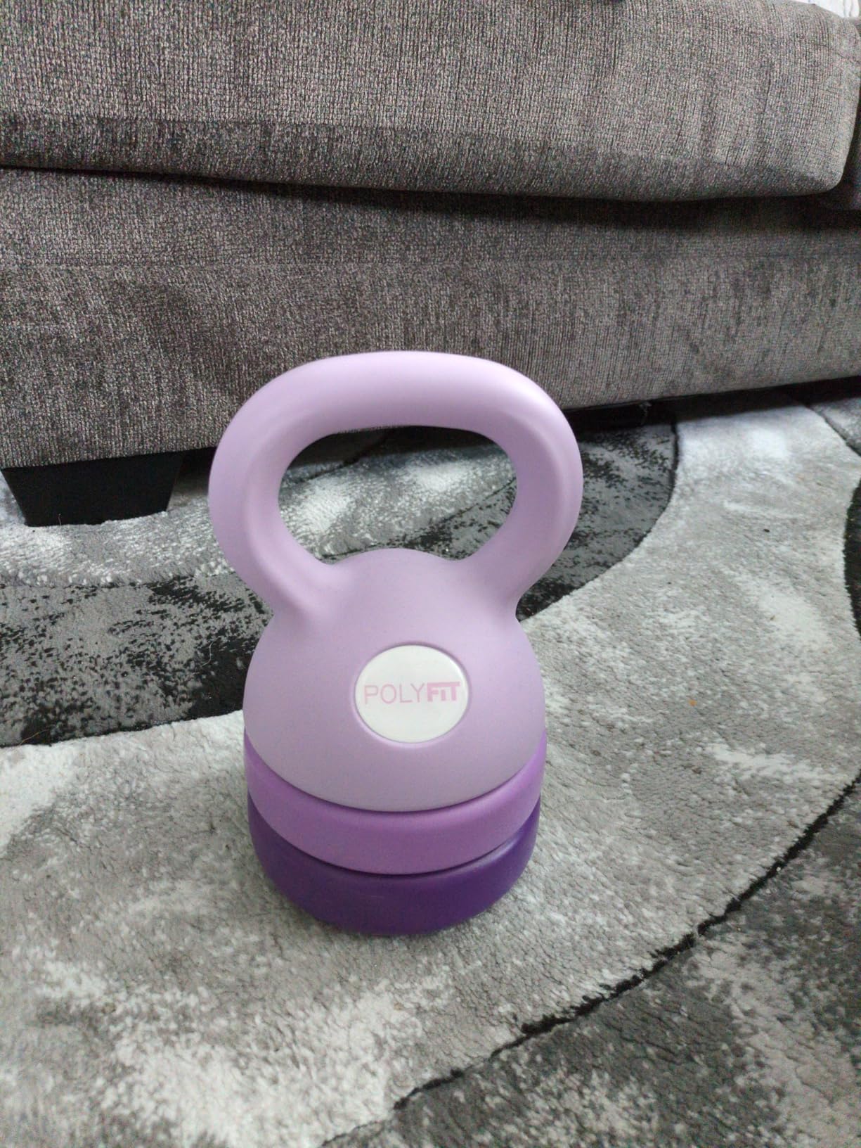 Polyfit Adjustable Kettlebell 5 lb - 12 lb Kettlebells Weights Set for Home Gym customer photo 1