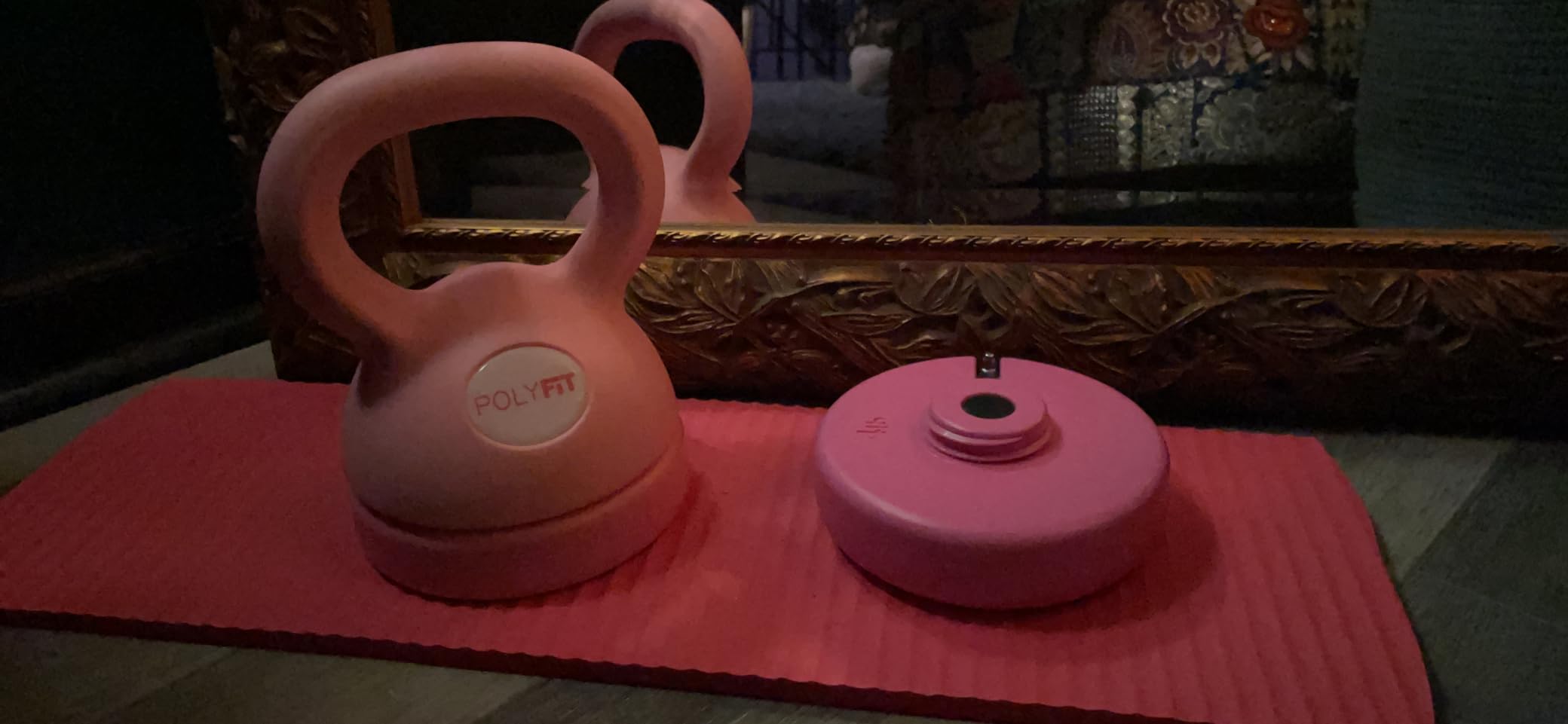 Polyfit Adjustable Kettlebell 5 lb - 12 lb Kettlebells Weights Set for Home Gym customer photo 2