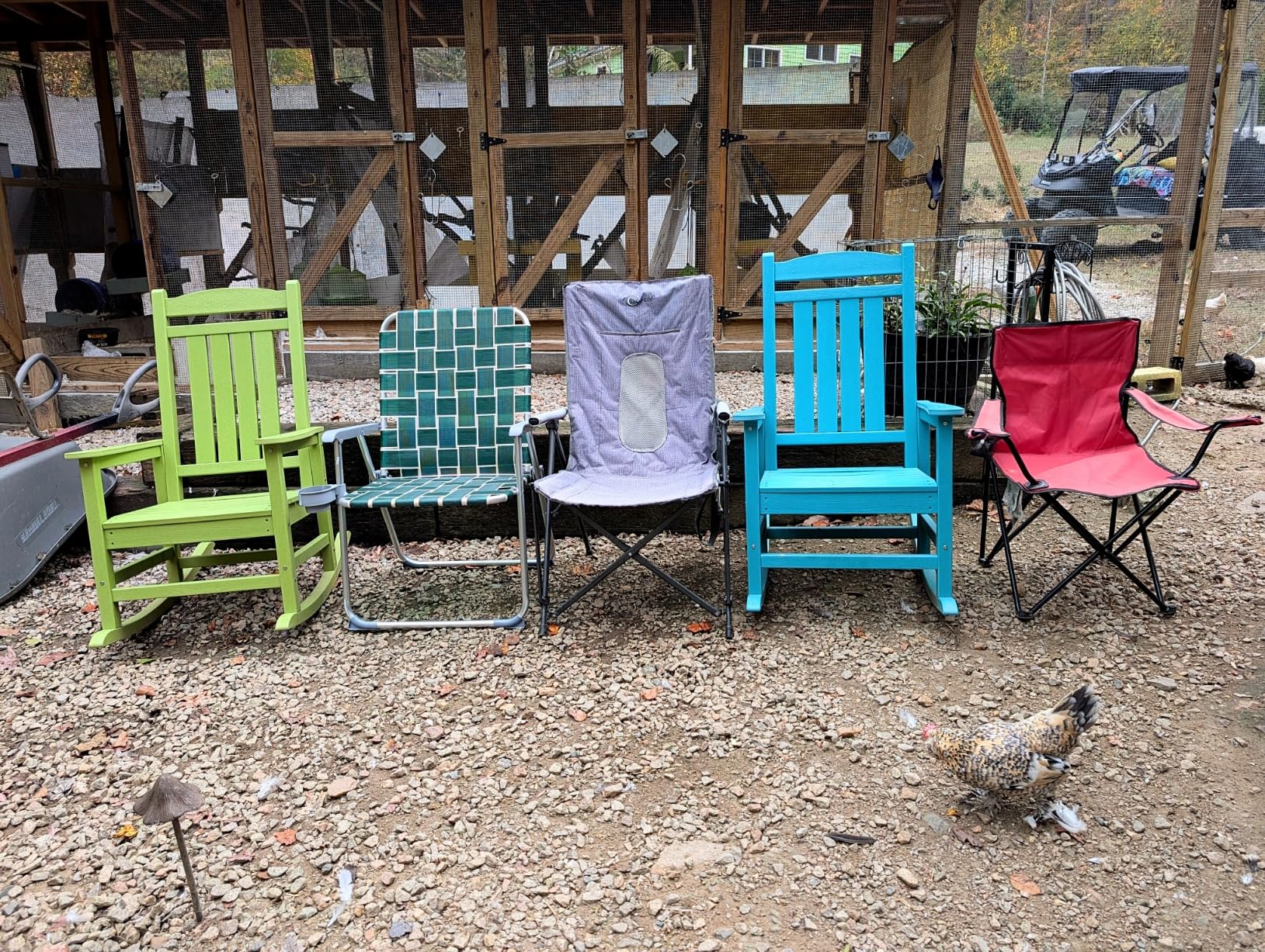 KINGYES Oversized Outdoor Rocking Chair Set of 2 - HDPE Patio Rocking Chairs with 330lbs Support customer photo 1