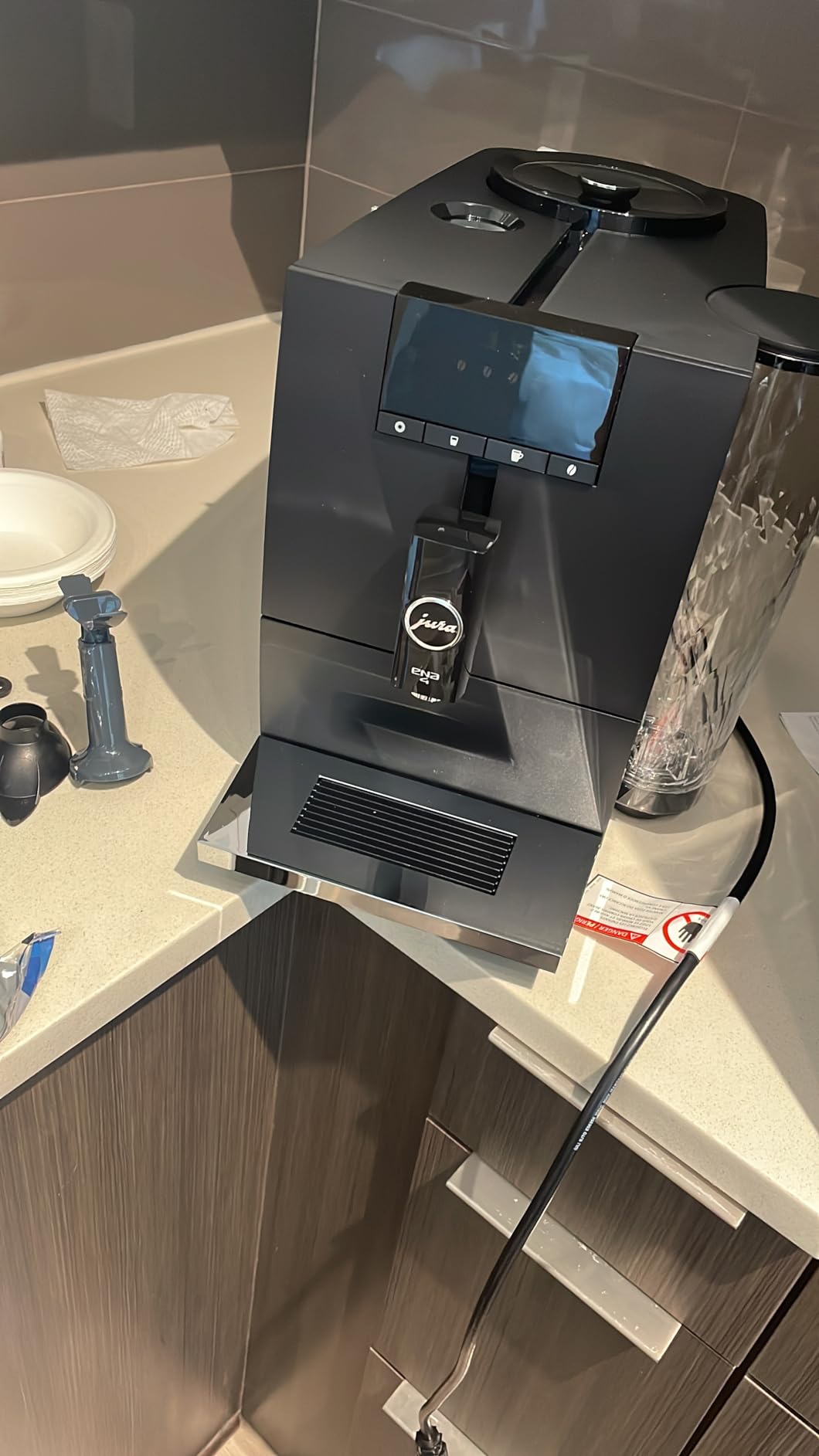 Jura ENA 4 Full Nordic White Automatic Coffee Machine customer photo 2