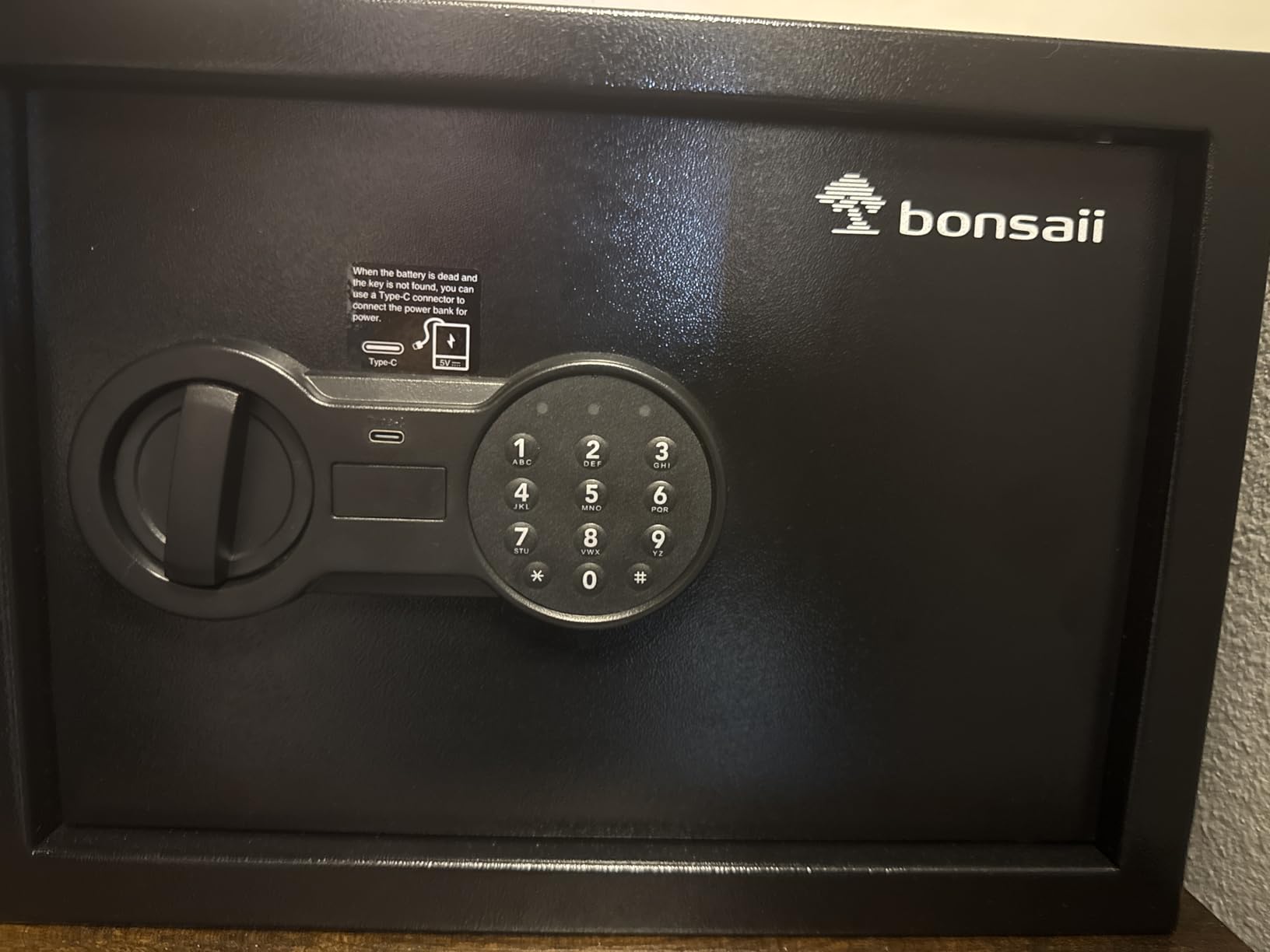 Bonsaii Safe, 0.6 Cubic Safe Box with Electronic Keypad, Removable Shelf, for Valuables Jewelry and Documents in Home, Hotel, or Business, SF002 customer photo 2
