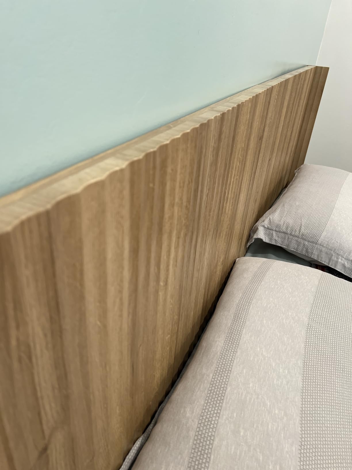 mopio Brooklyn Fluted Panel Wingback Headboard 80.8