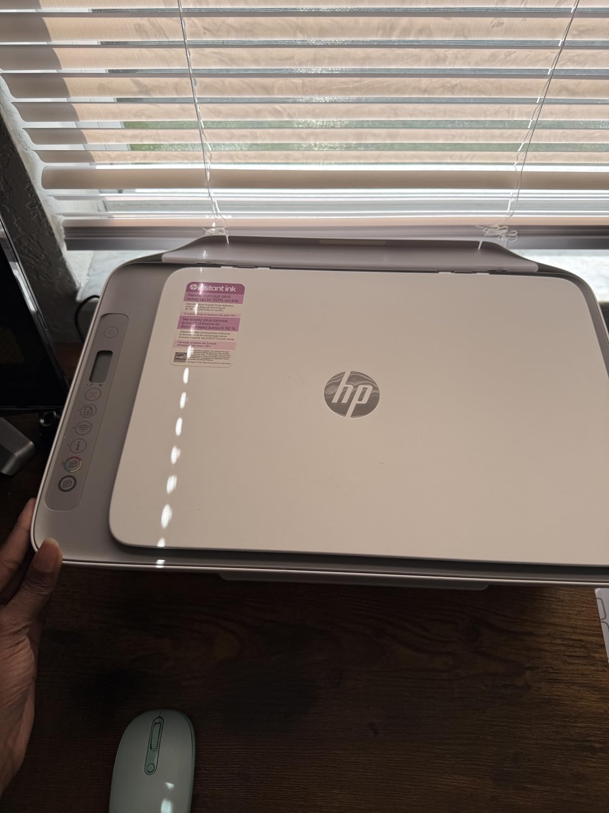 HP DeskJet 2855e Wireless All-in-One Color Inkjet Printer, Scanner, Copier, Best-for-home, 3 month Instant Ink trial included (588S5A) customer photo 1