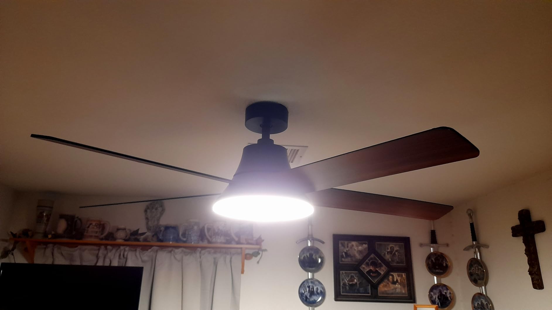 Dreo 52 Inch Smart Ceiling Fan with 12 Speeds, White customer photo 1