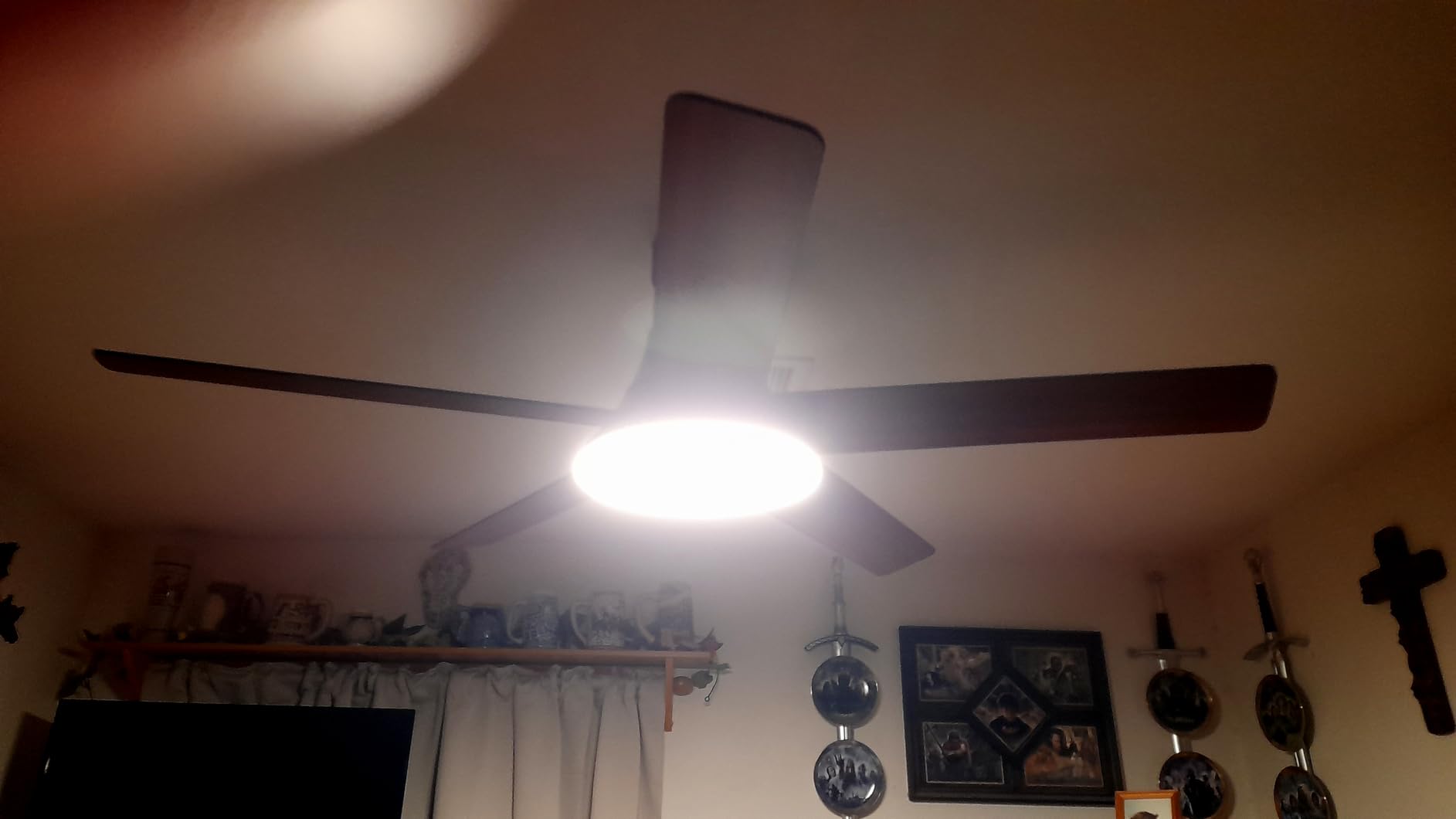 Dreo 52 Inch Smart Ceiling Fan with 12 Speeds, White customer photo 2