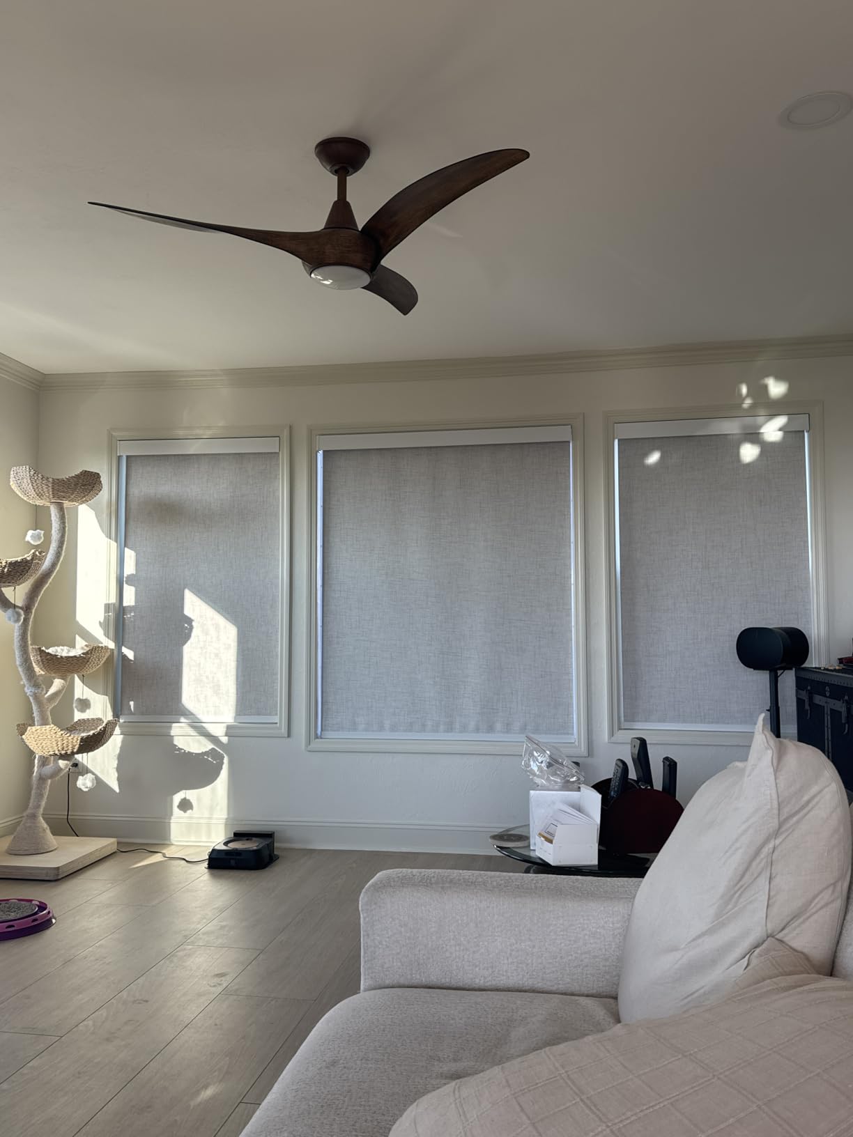 Bringnox Motorized Blinds with Remote, 100% Blackout, Voice Controlled | Compatible with Apple Home, Alexa, and Google. Whisper quiet motorized shades designed for bedrooms and living rooms. customer photo 2