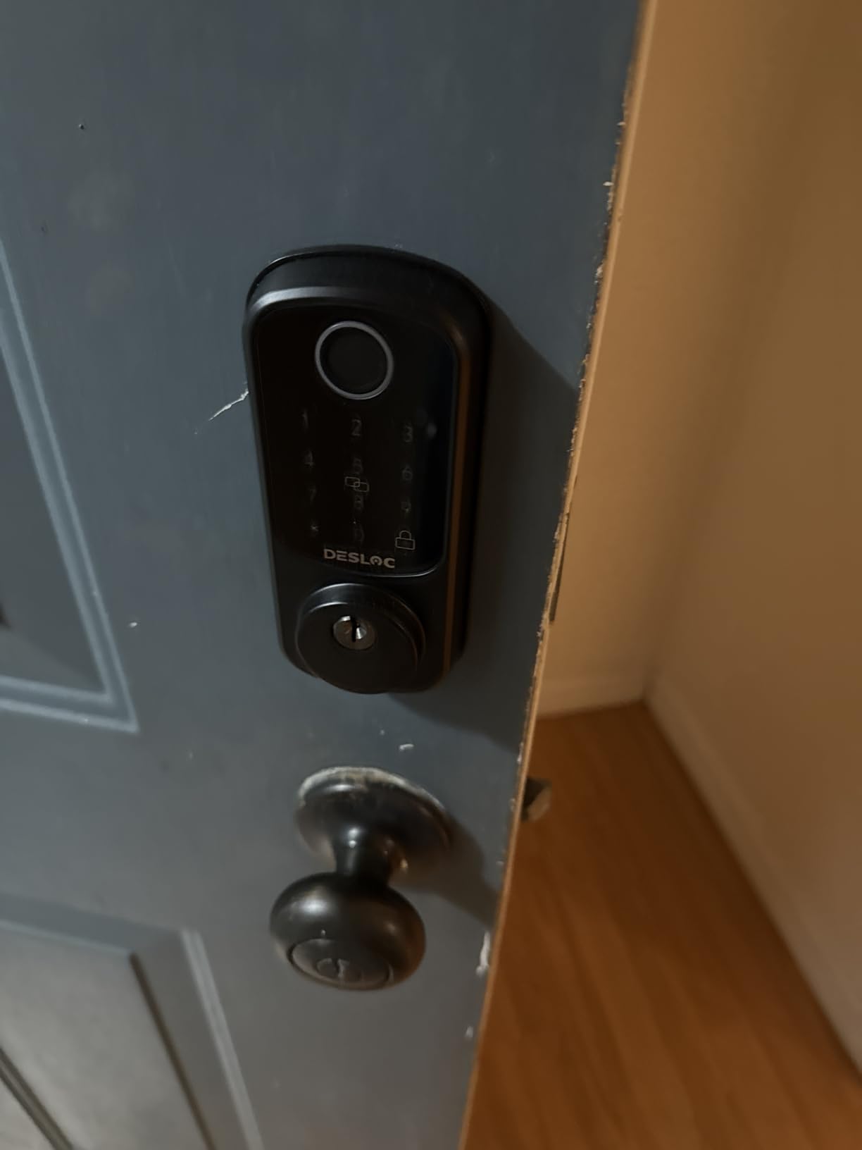 DESLOC B200 Fingerprint Smart Door Lock, Keyless Entry Deadbolt customer photo 2