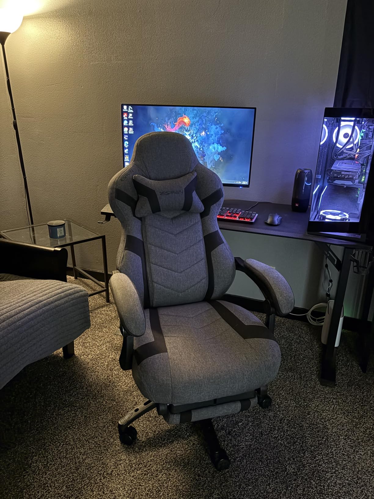 Respawn 110 Pro Ergonomic Gaming Chair with Footrest and Recline customer photo 1